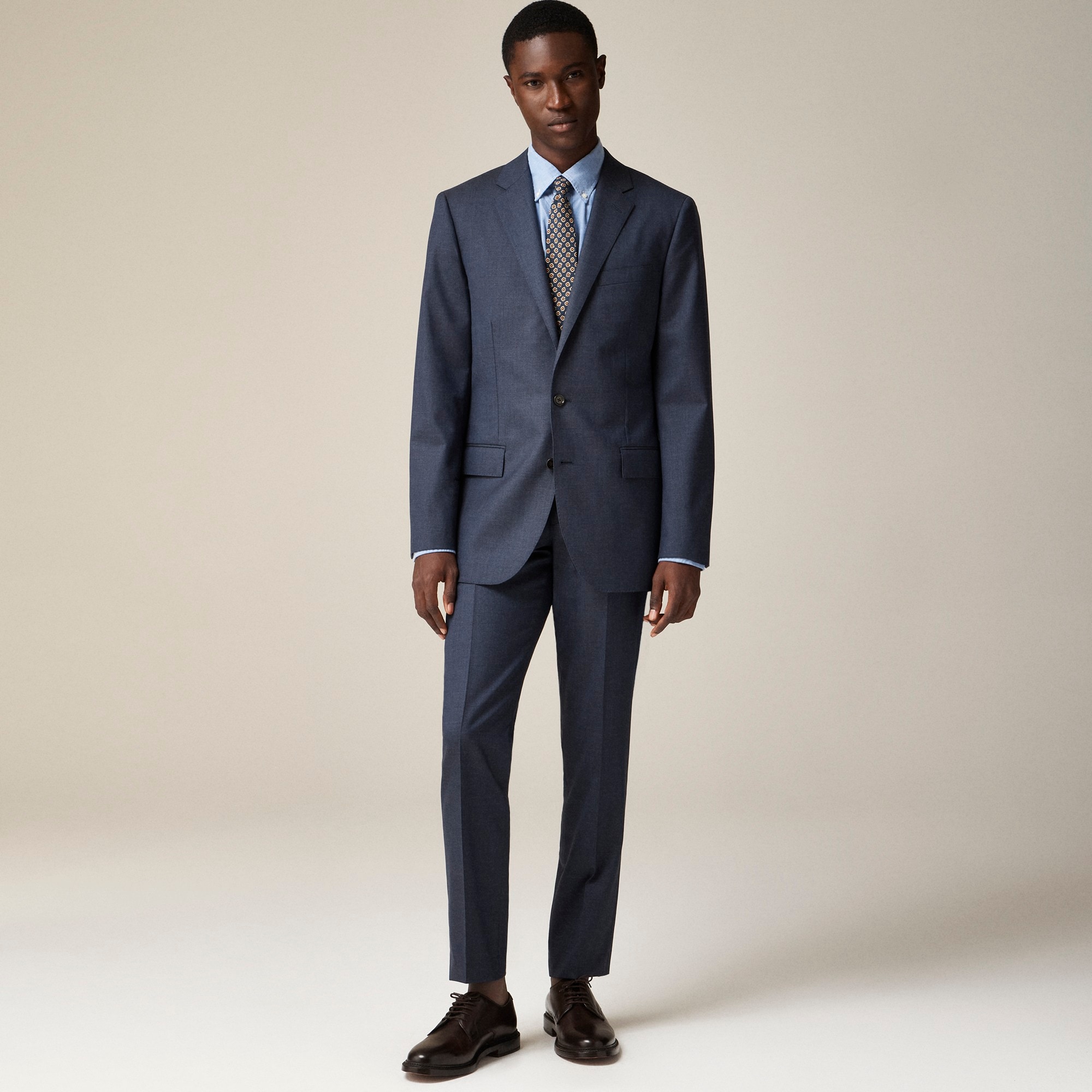 mens Ludlow Slim-fit suit jacket with double vent in Italian wool