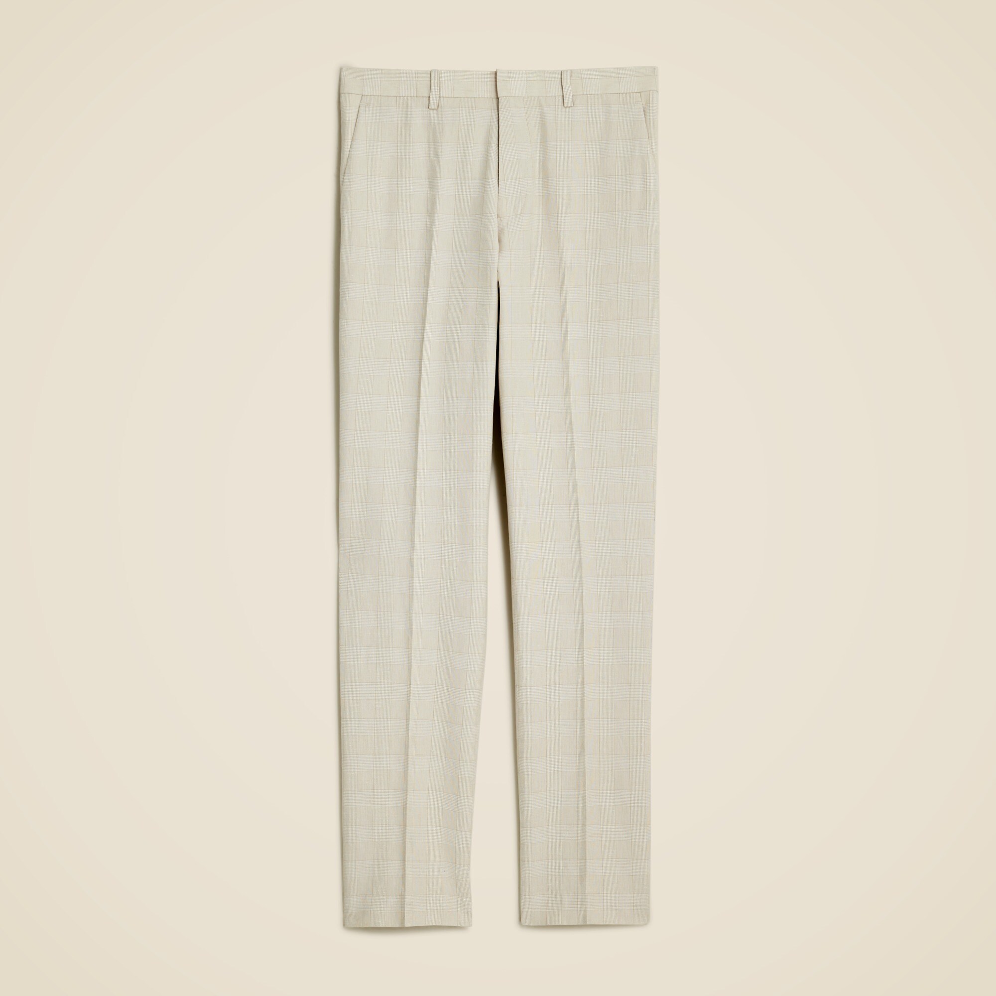  Ludlow Slim-fit unstructured suit pant in Irish cotton-linen blend