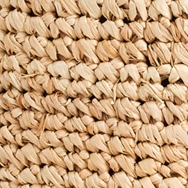 Raffia bucket hat NATURAL STRAW