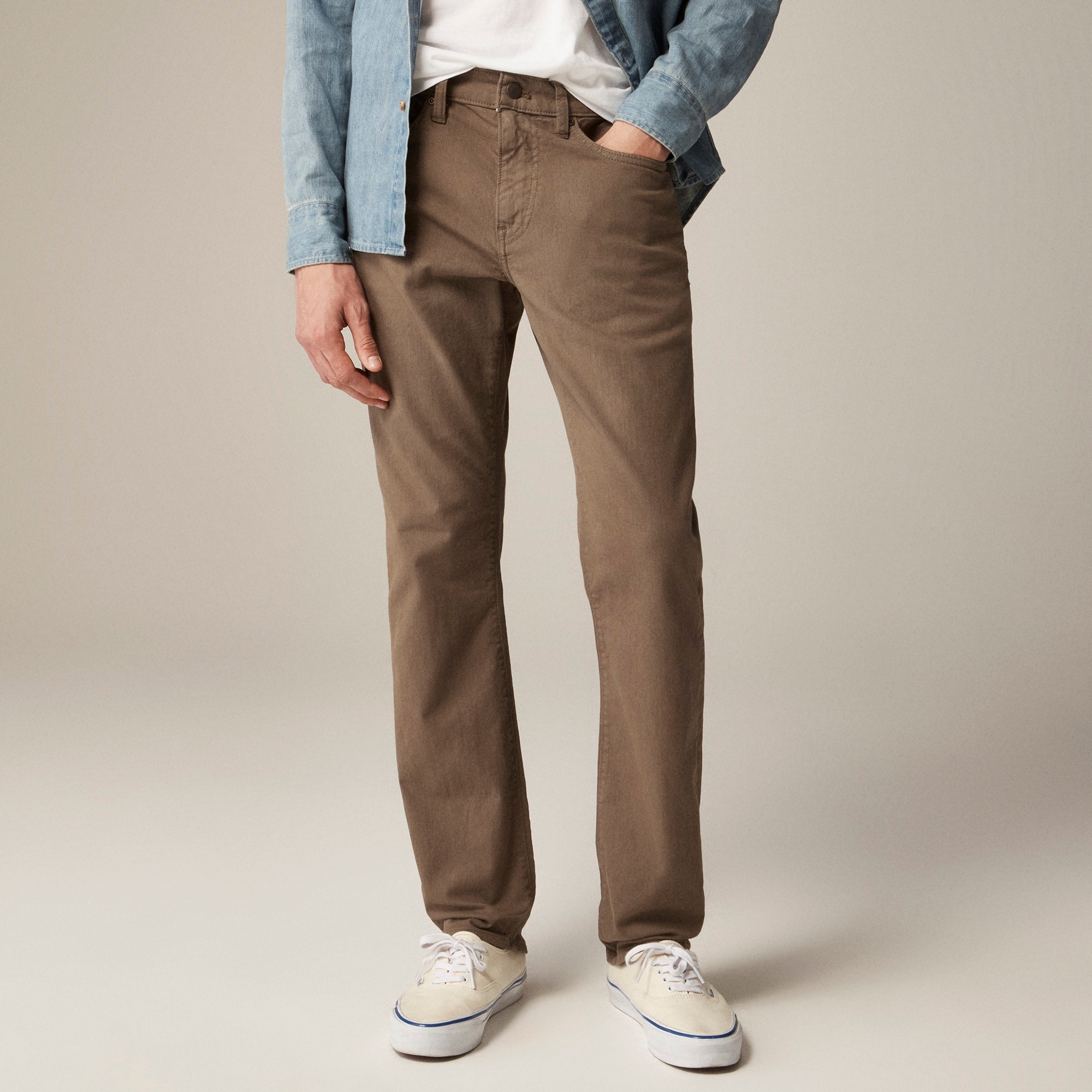 mens 484 Slim-fit garment-dyed five-pocket pant