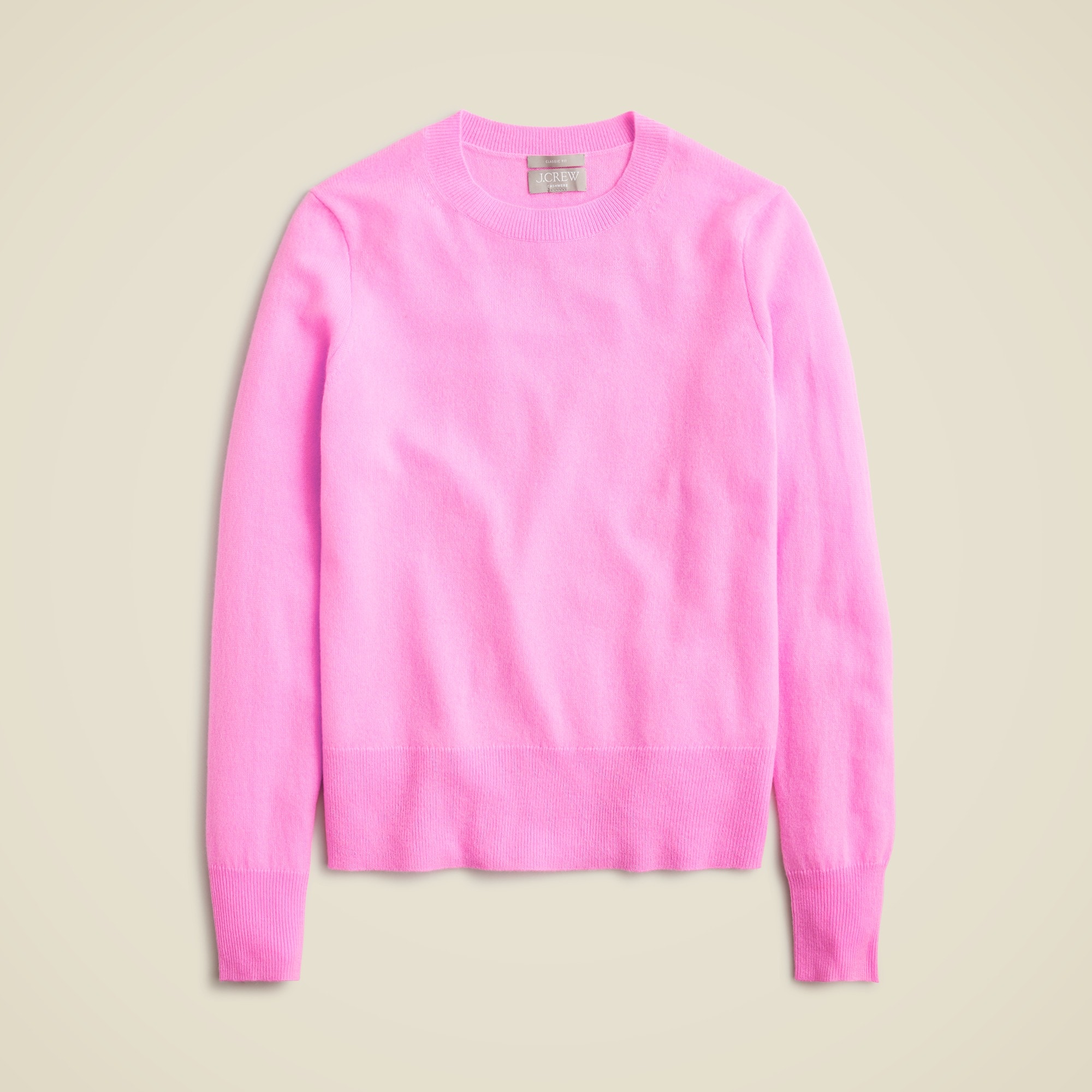  Cashmere classic-fit crewneck sweater