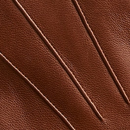 Cashmere-lined leather gloves BURNISHED SIENNA