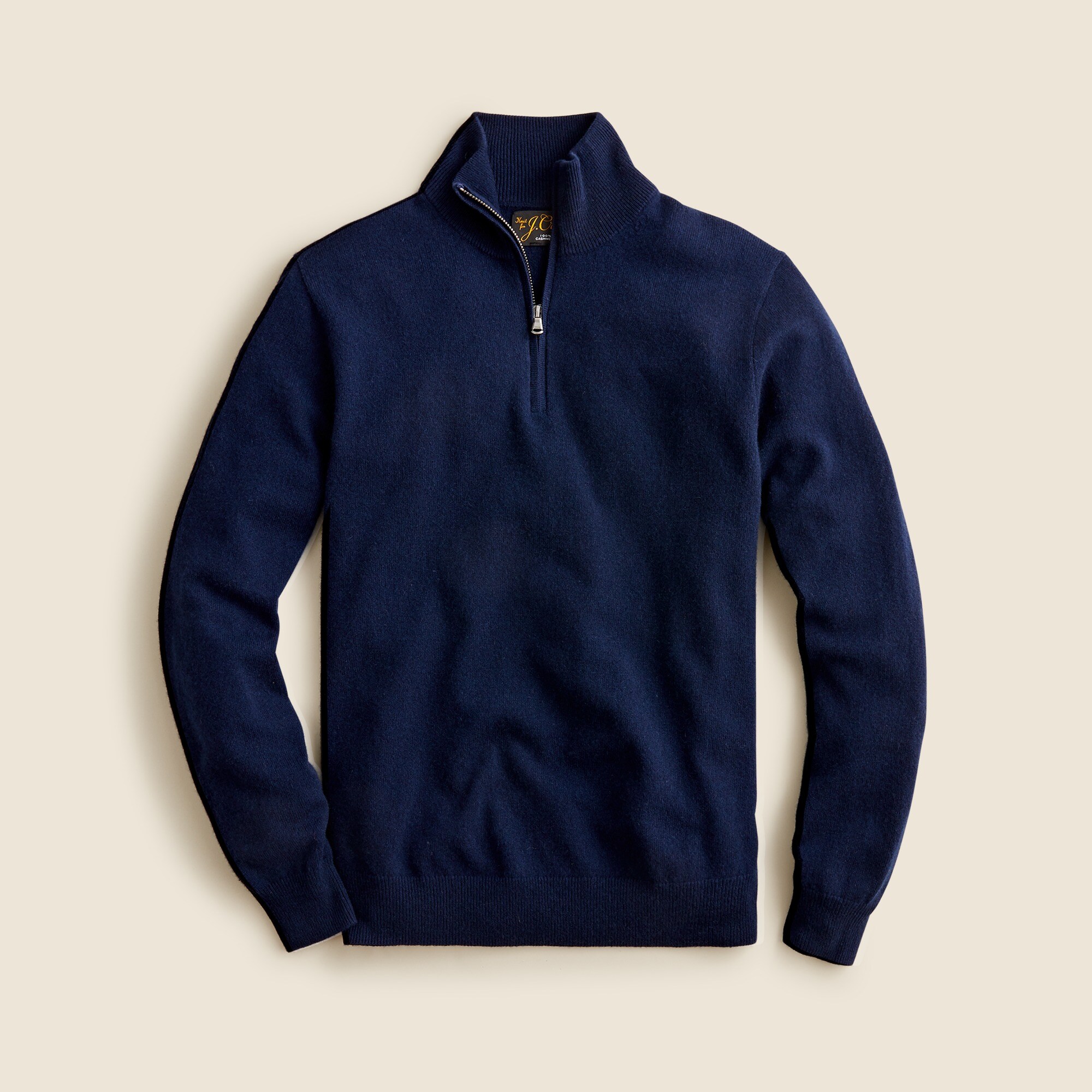 mens Cashmere half-zip sweater