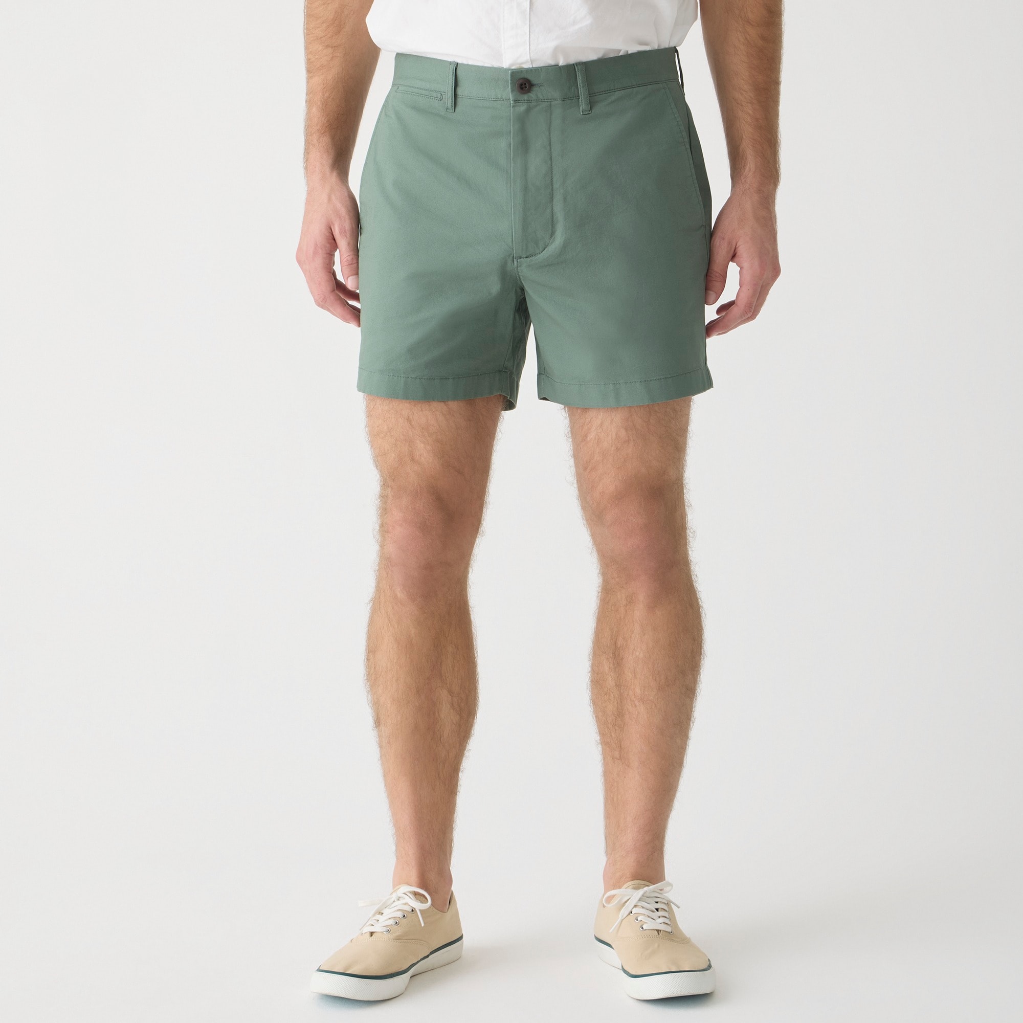 mens 5&quot; stretch chino short