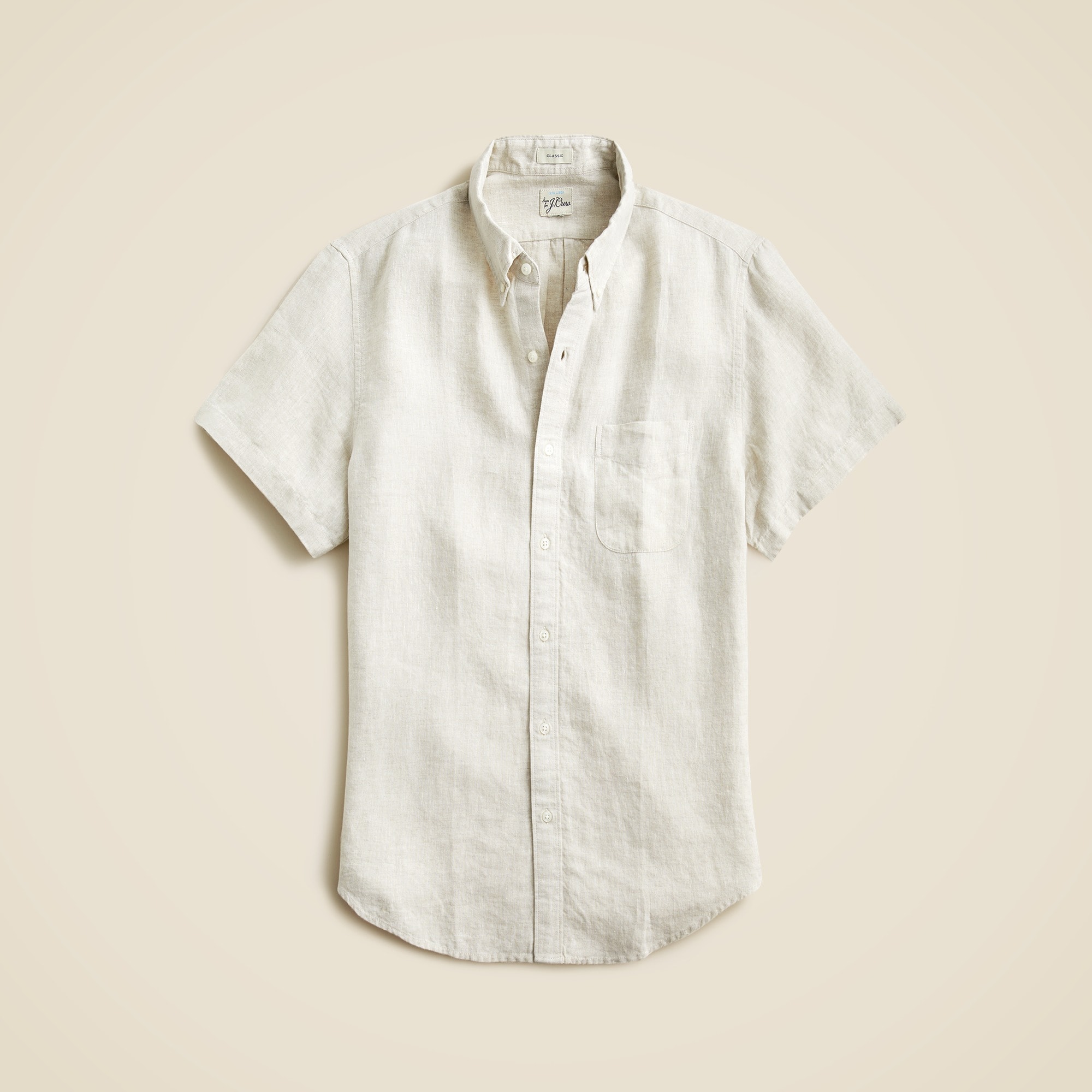 mens Short-sleeve Baird McNutt Irish linen shirt