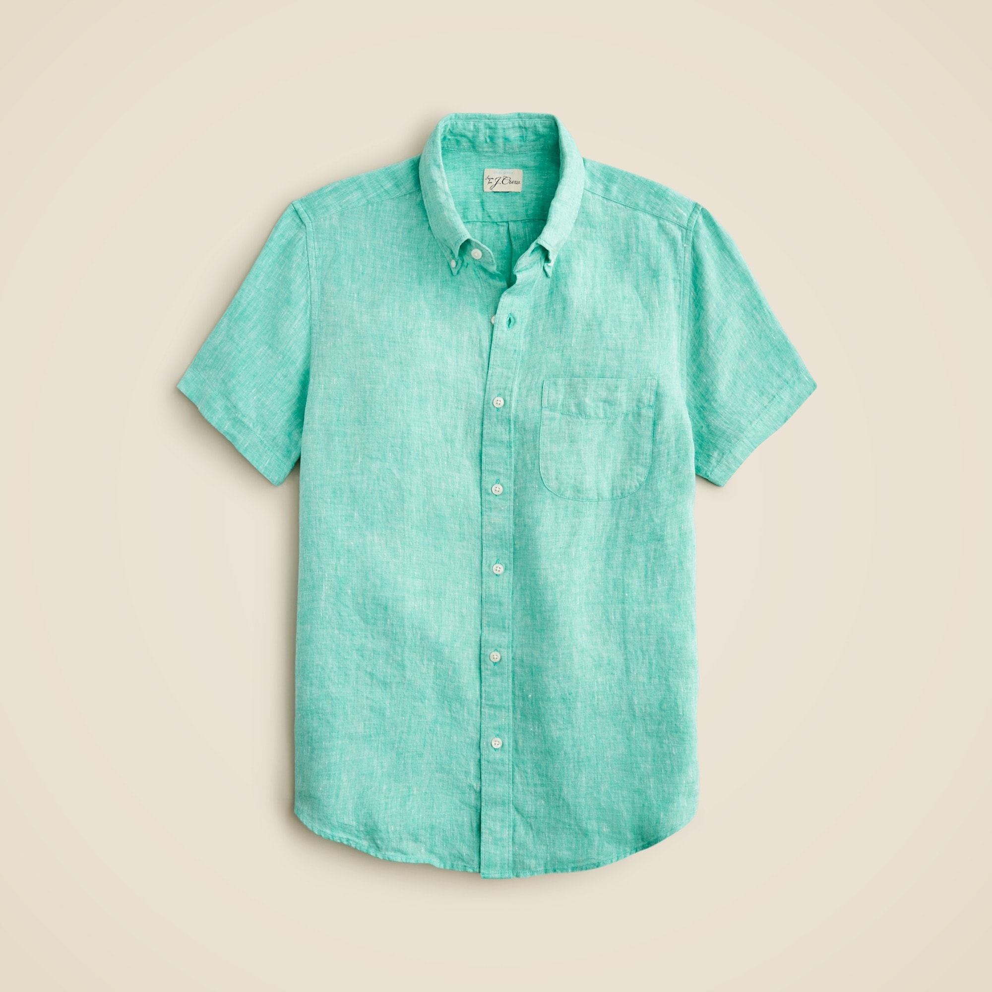 mens Short-sleeve Baird McNutt Irish linen shirt