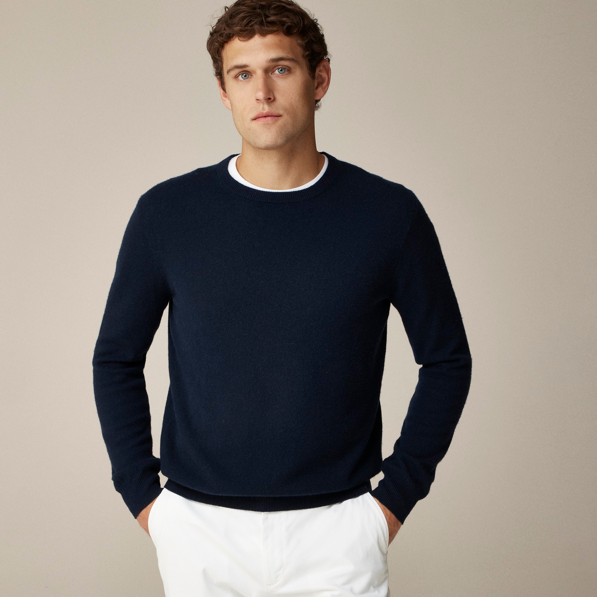 Cashmere crewneck sweater