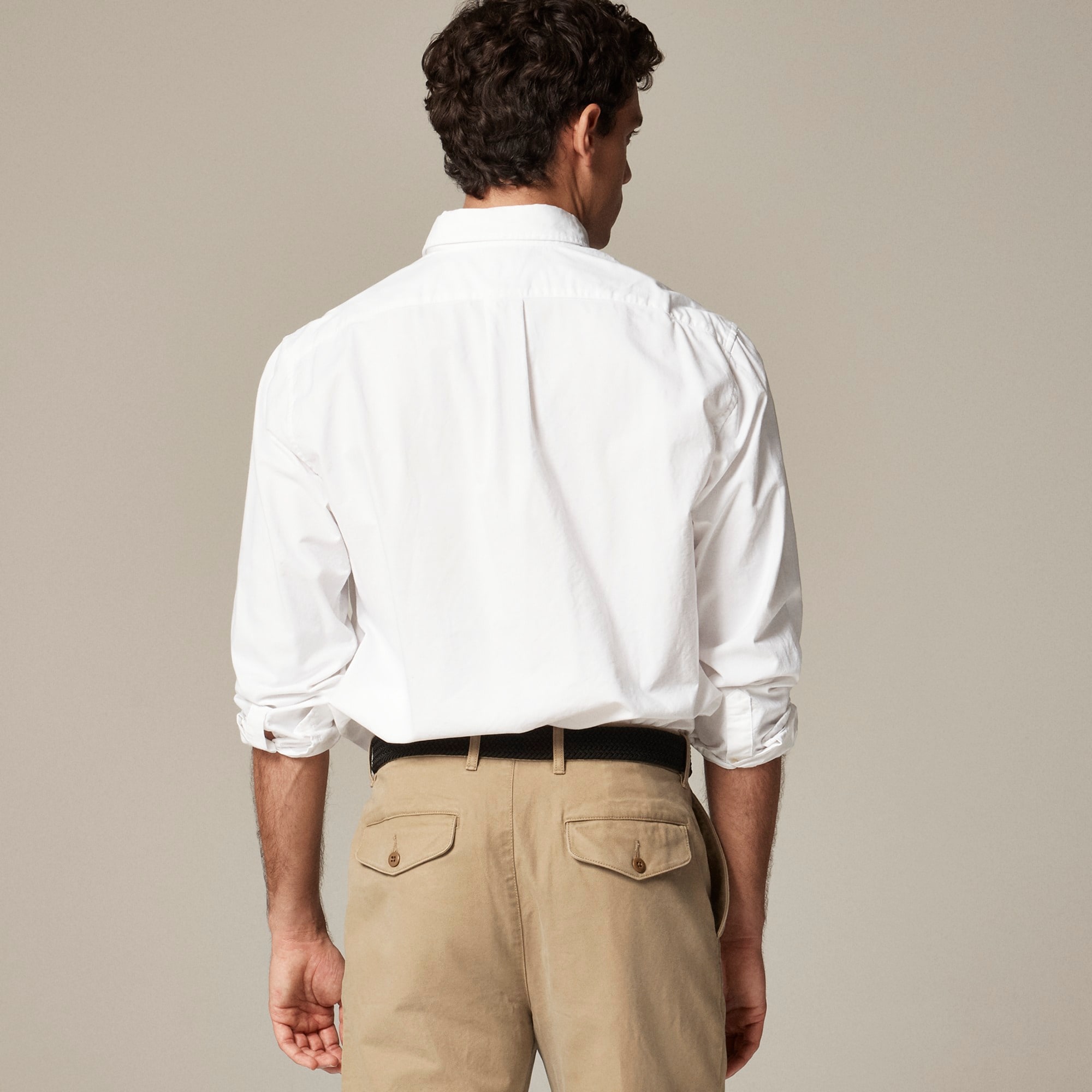 Broken-in organic cotton oxford shirt