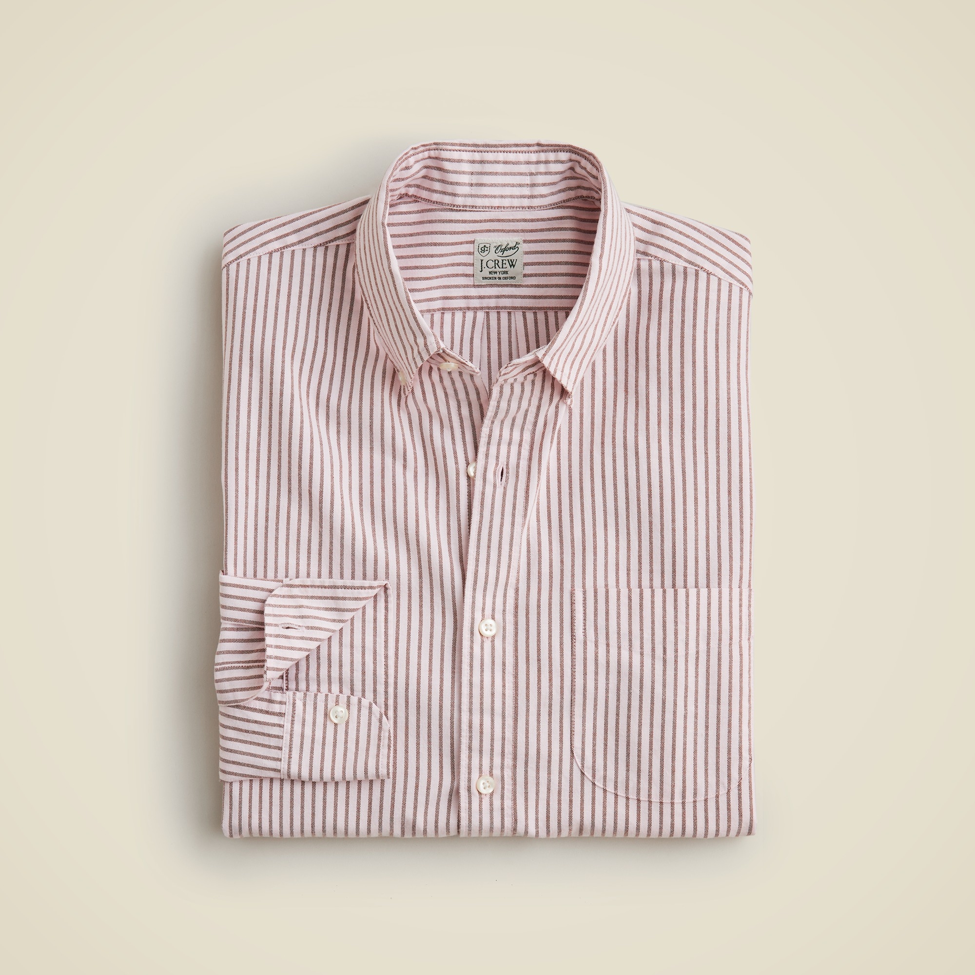 mens Slim Broken-in organic cotton oxford shirt