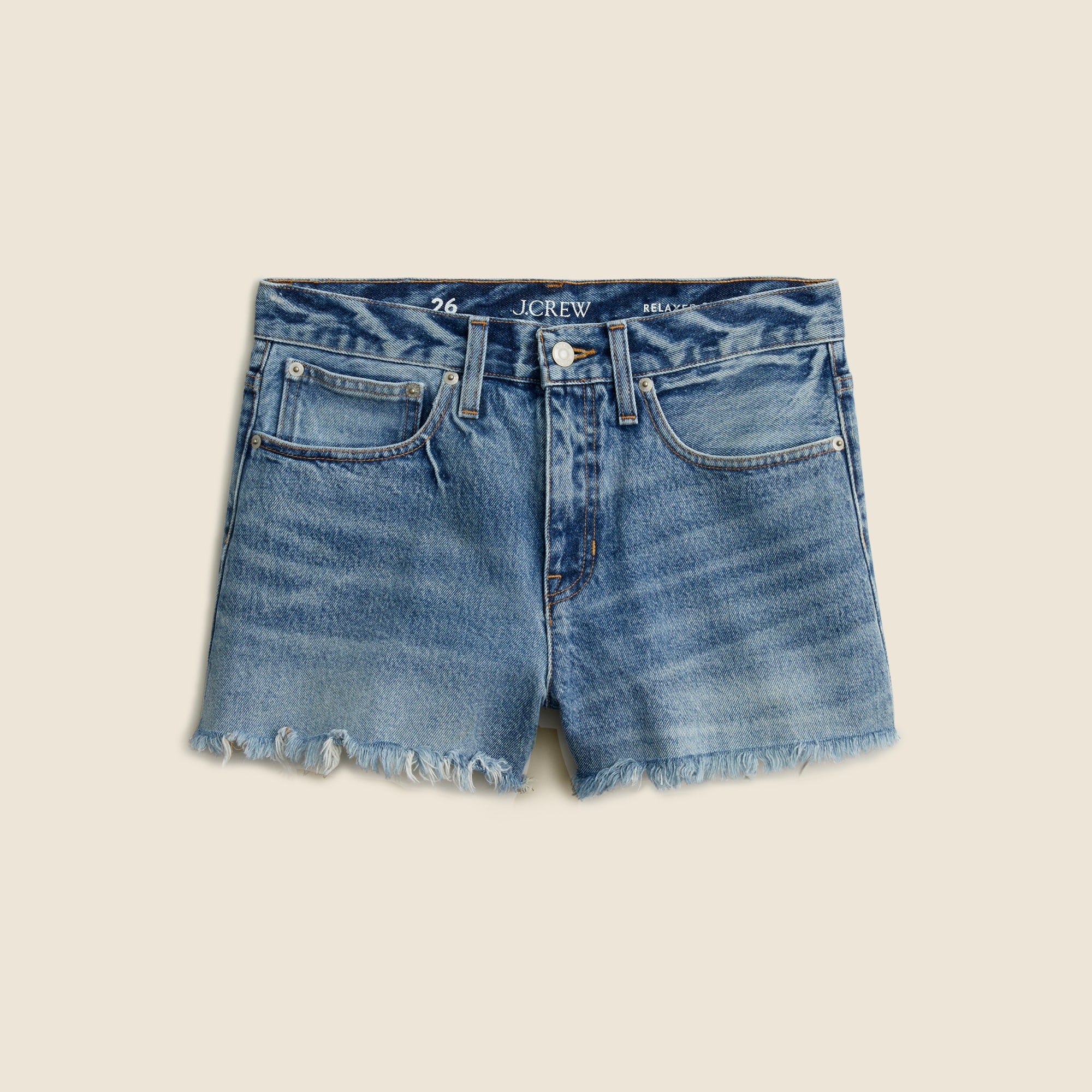  Relaxed denim short in Baxter Street wash