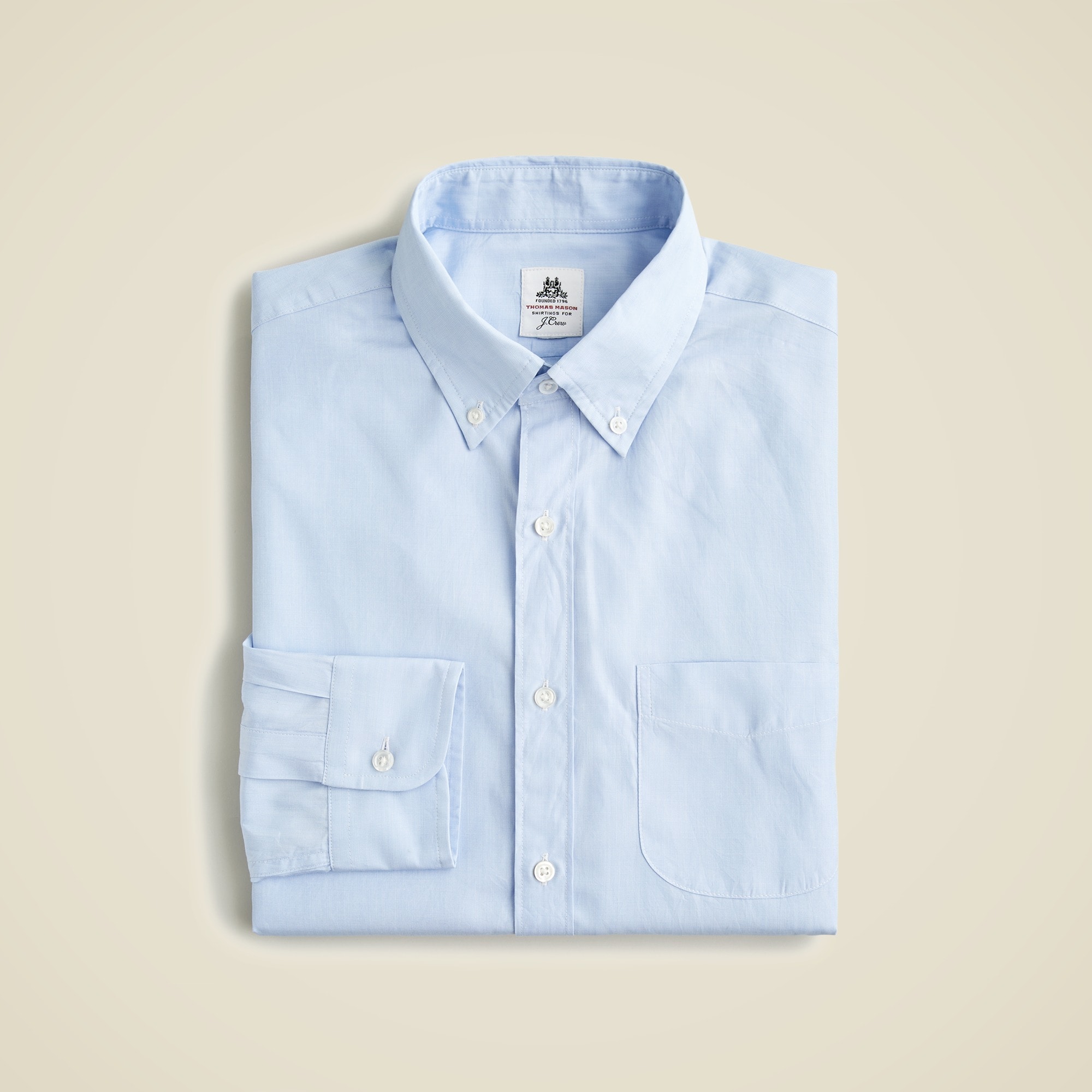 mens Thomas Mason&reg; for J.Crew washed poplin shirt