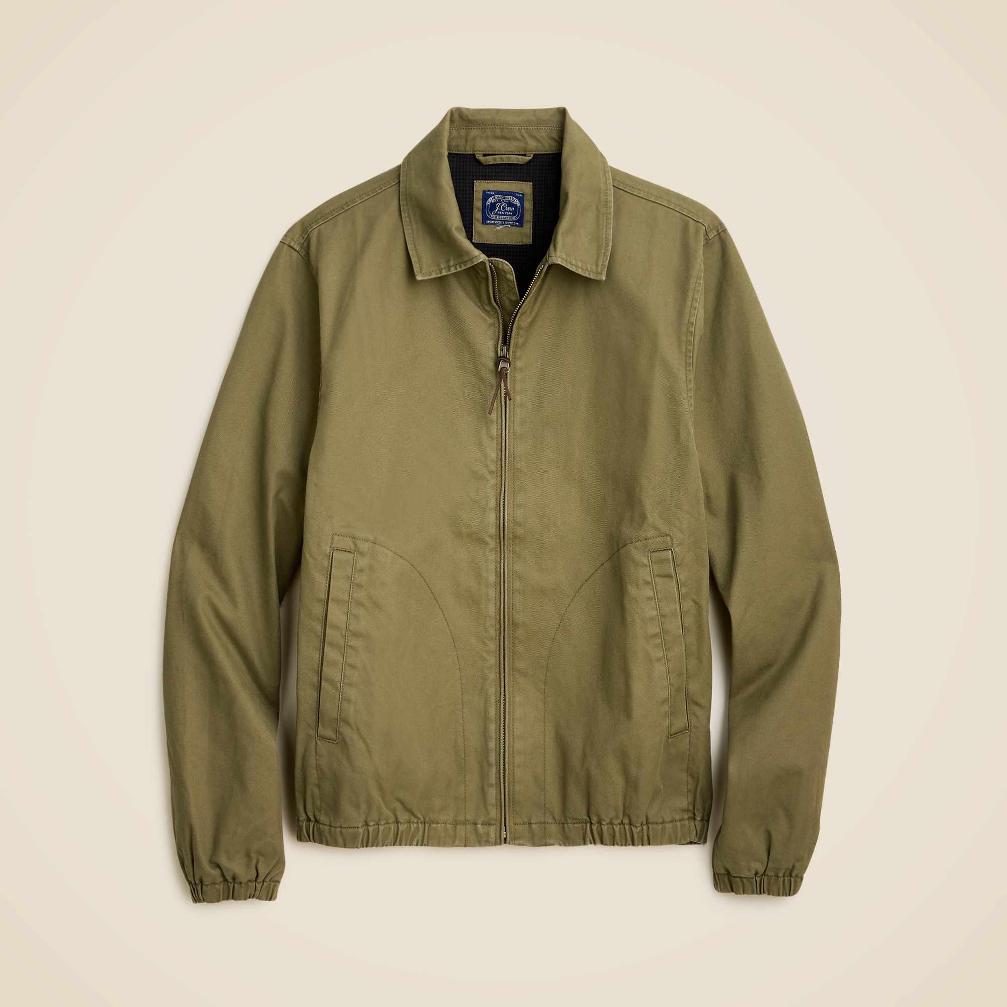  Harrington jacket in cotton twill