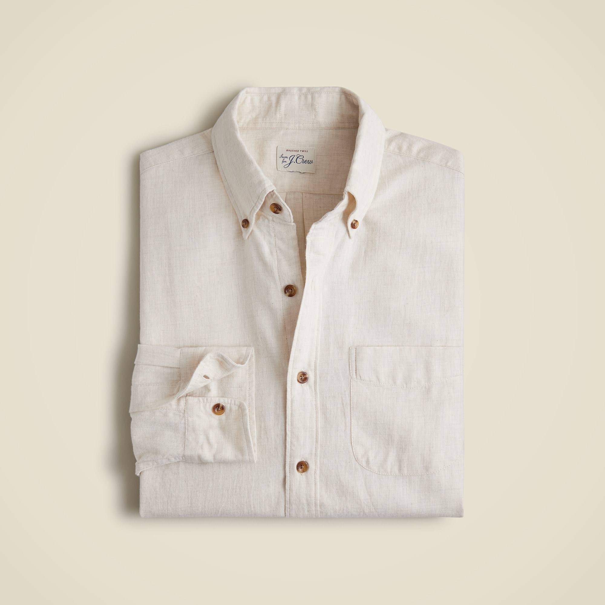 mens Brushed twill shirt