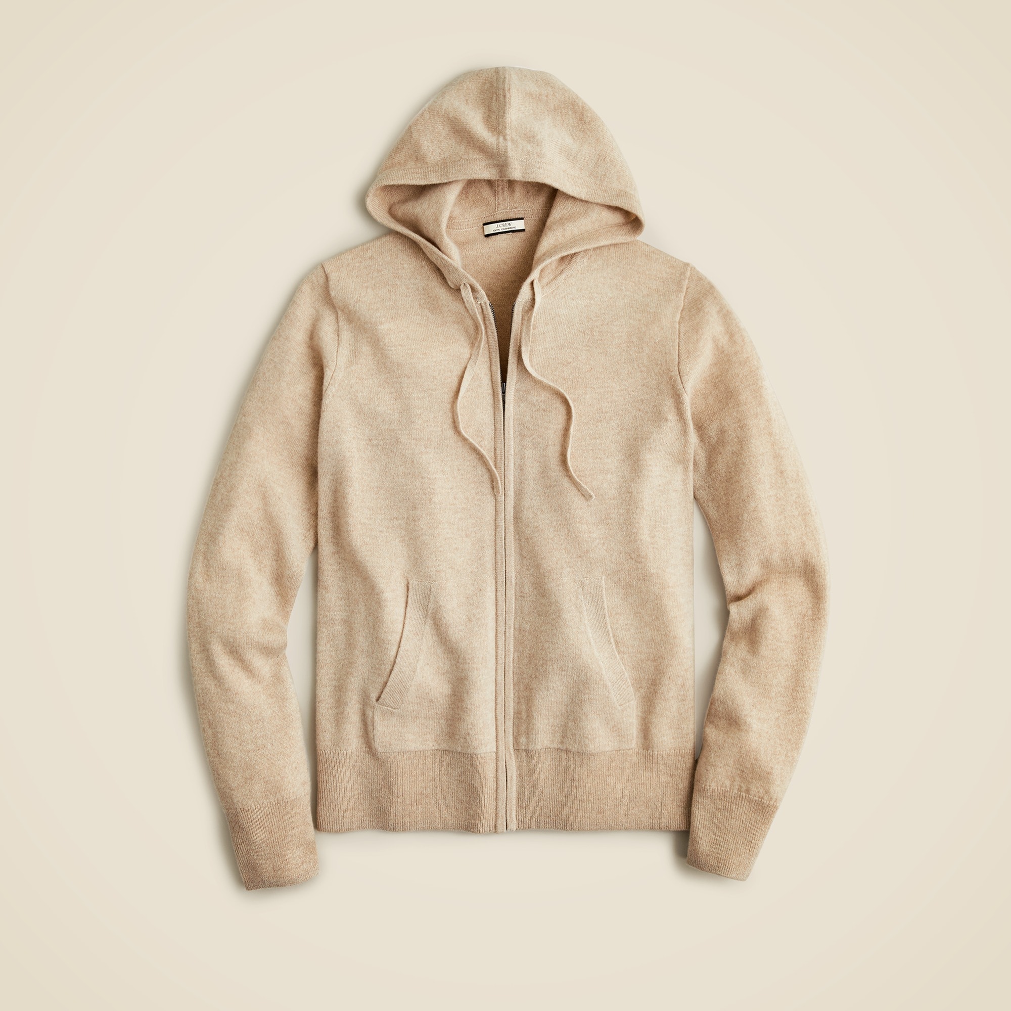 womens Cashmere full-zip sweater-hoodie