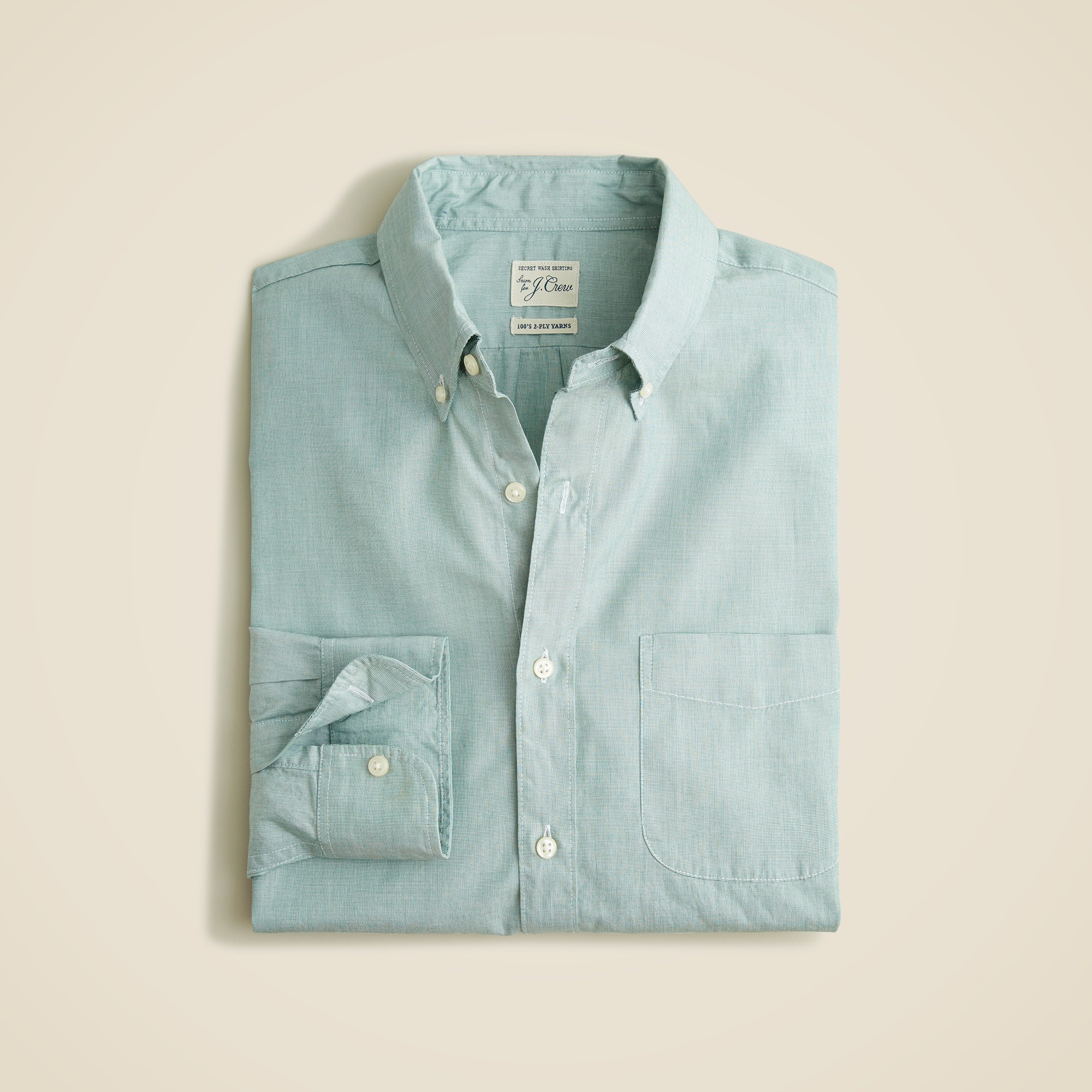  Secret Wash cotton poplin shirt