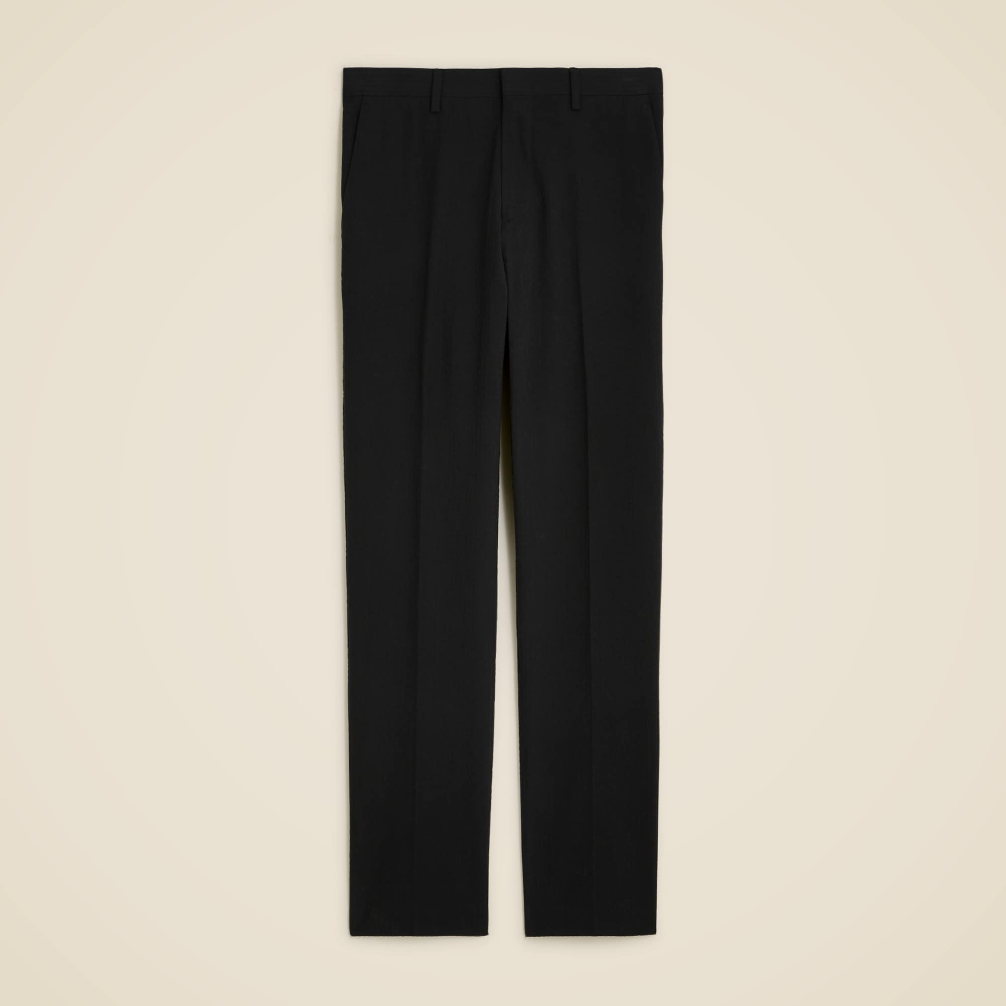  Ludlow Slim-fit unstructured suit pant in seersucker