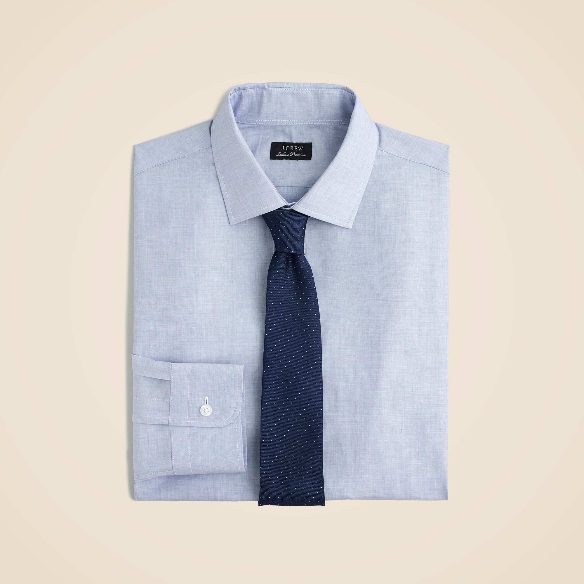 mens Ludlow Premium fine cotton dress shirt