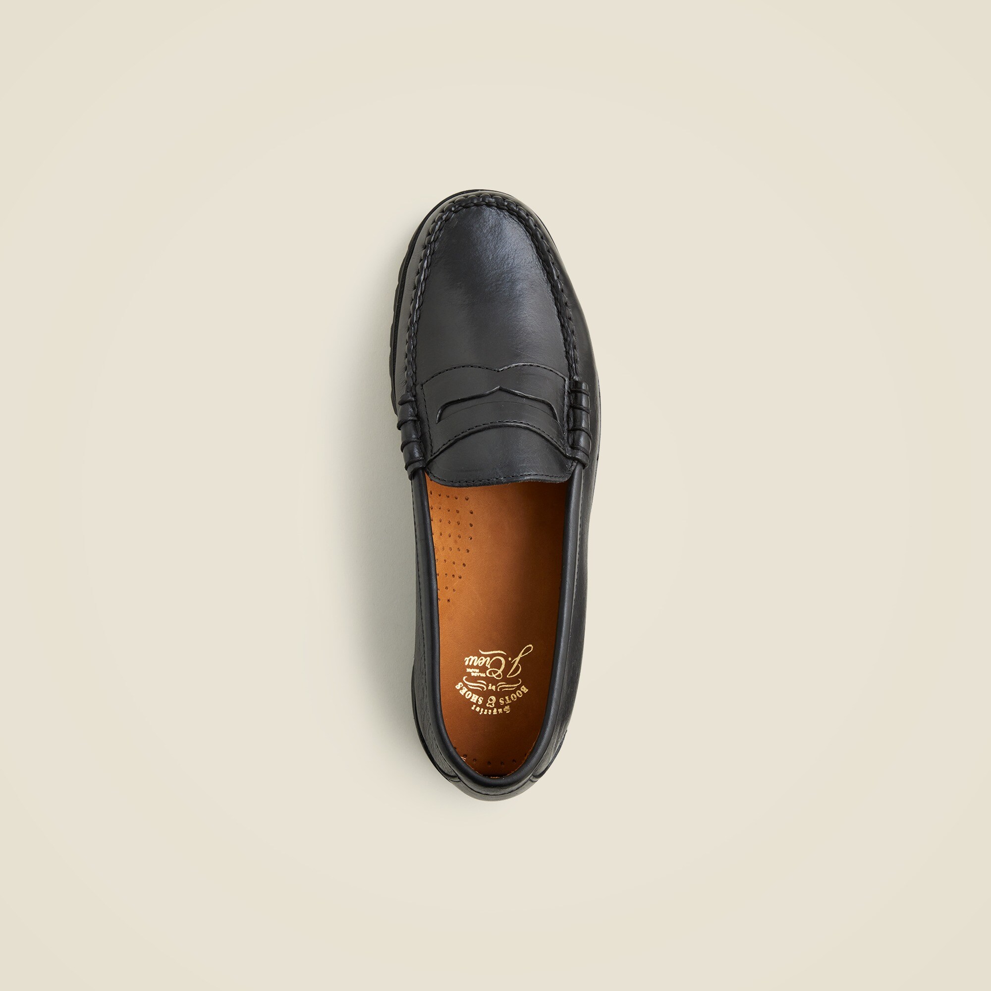 Camden lug-sole loafers in English leather