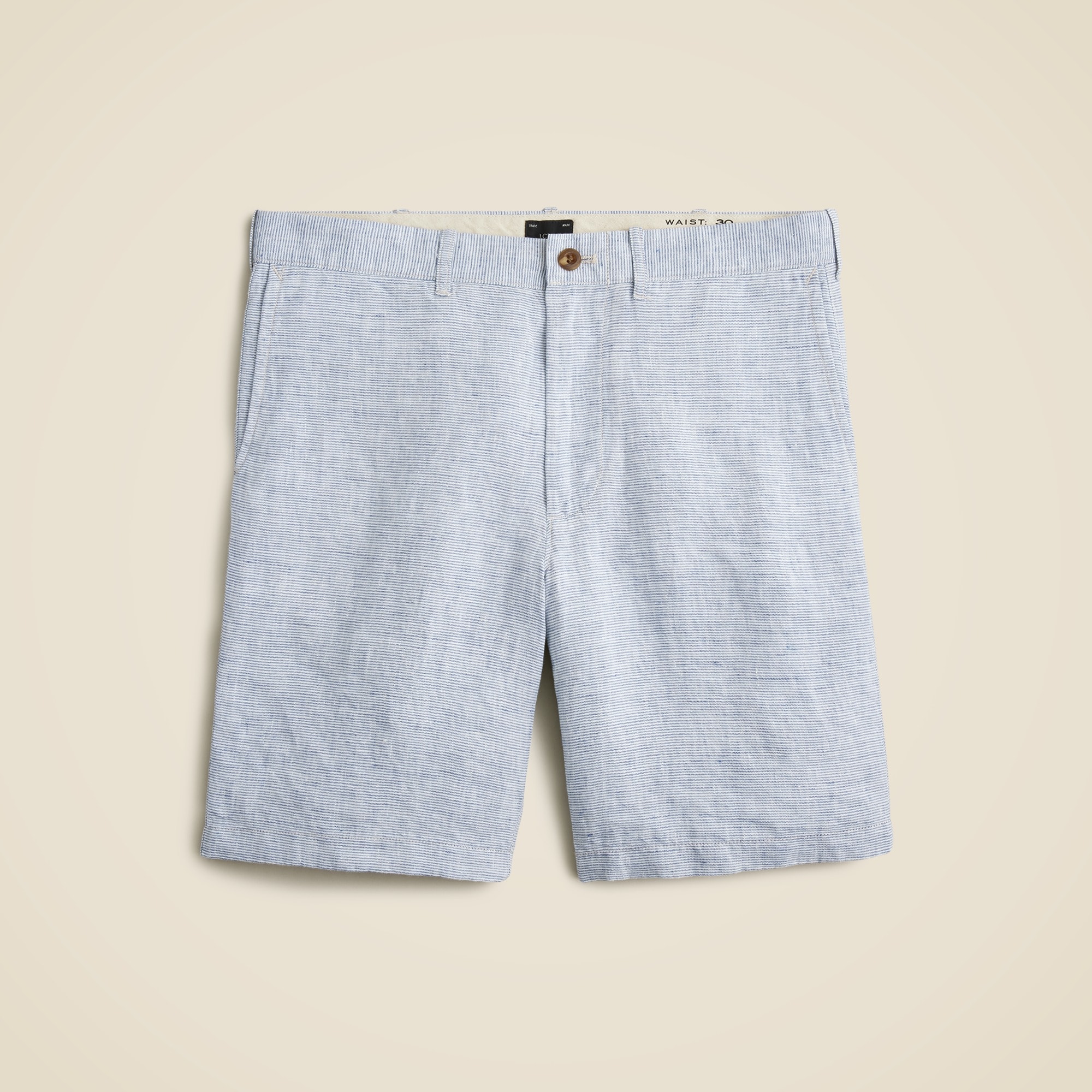 mens 9&quot; linen short