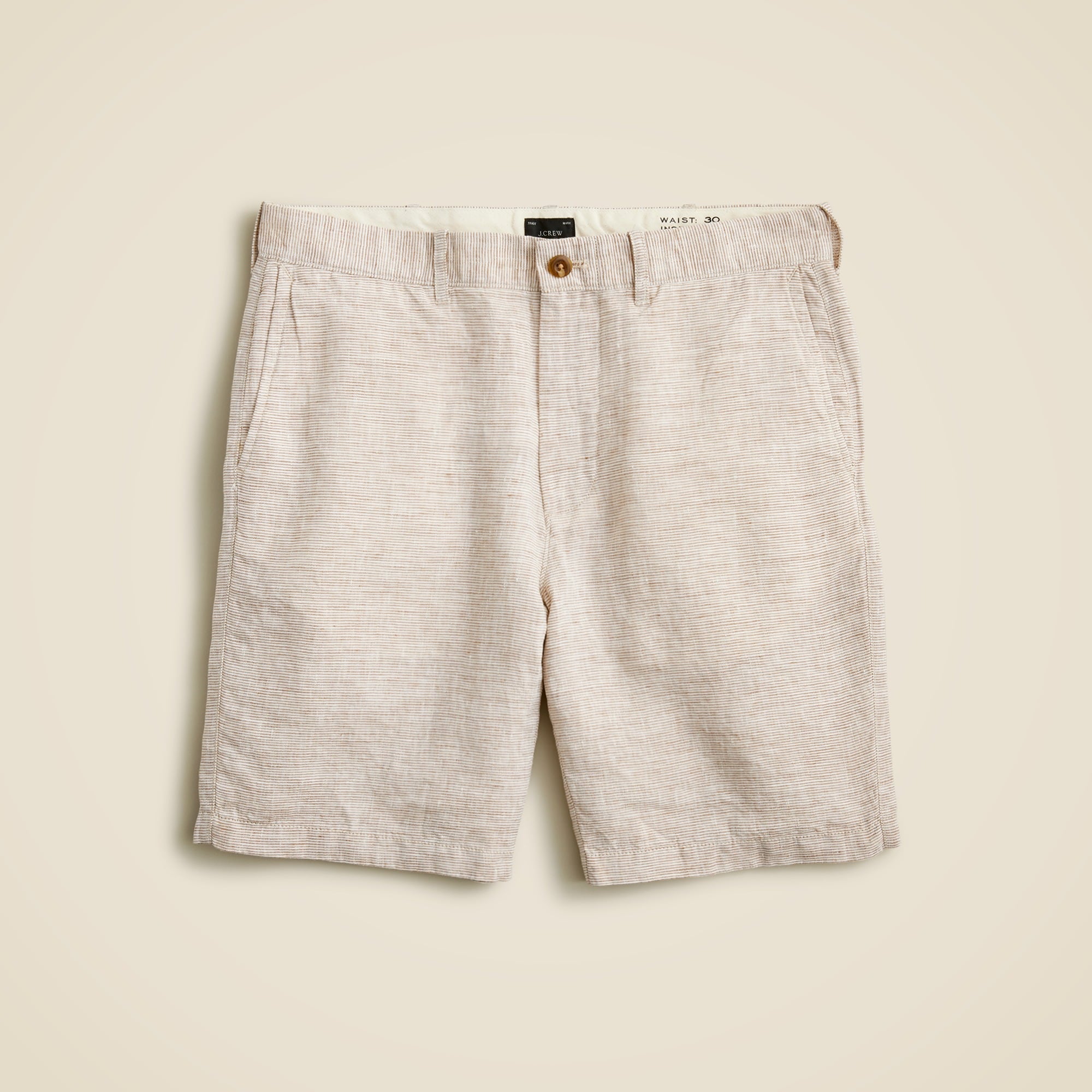 mens 9&quot; linen short