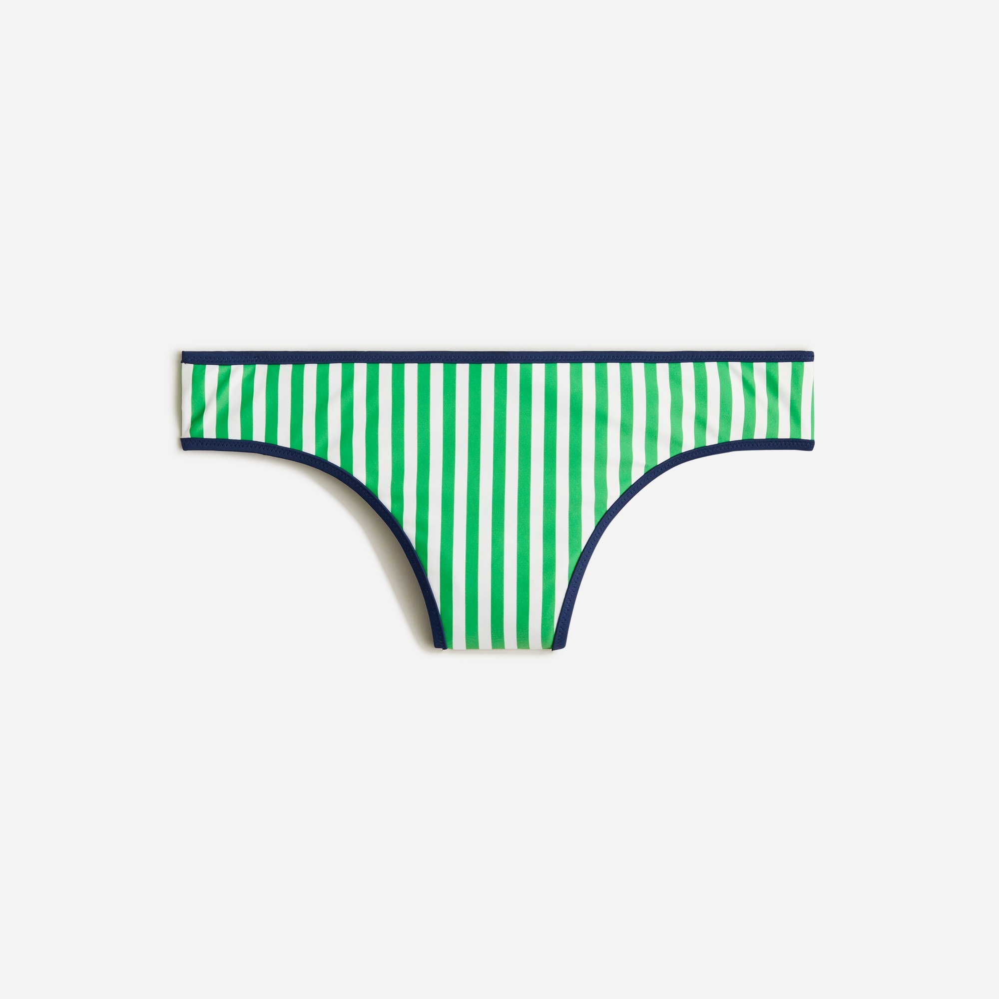  Classic full-coverage bikini bottom in reversible floral stripe