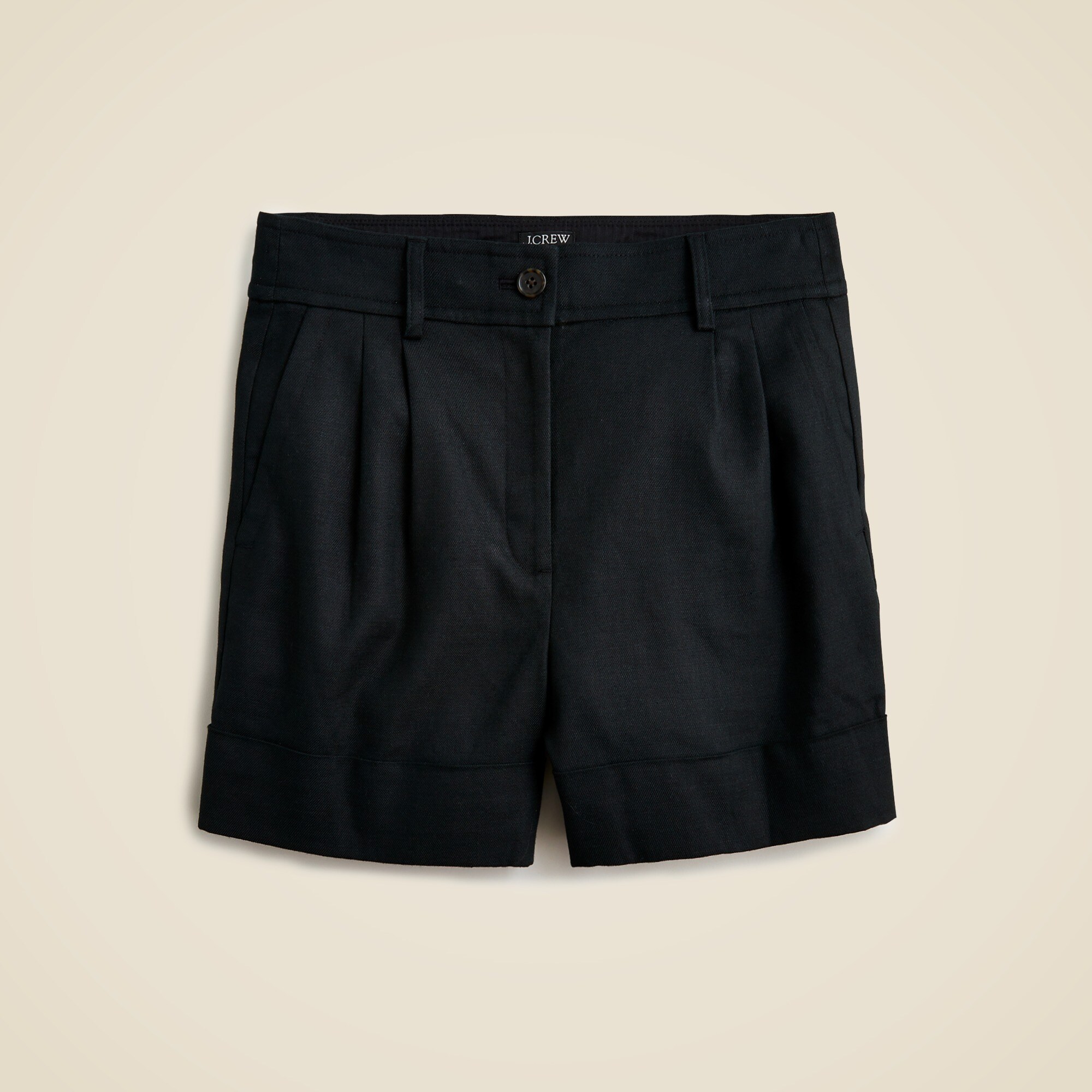  Remi short in stretch linen blend