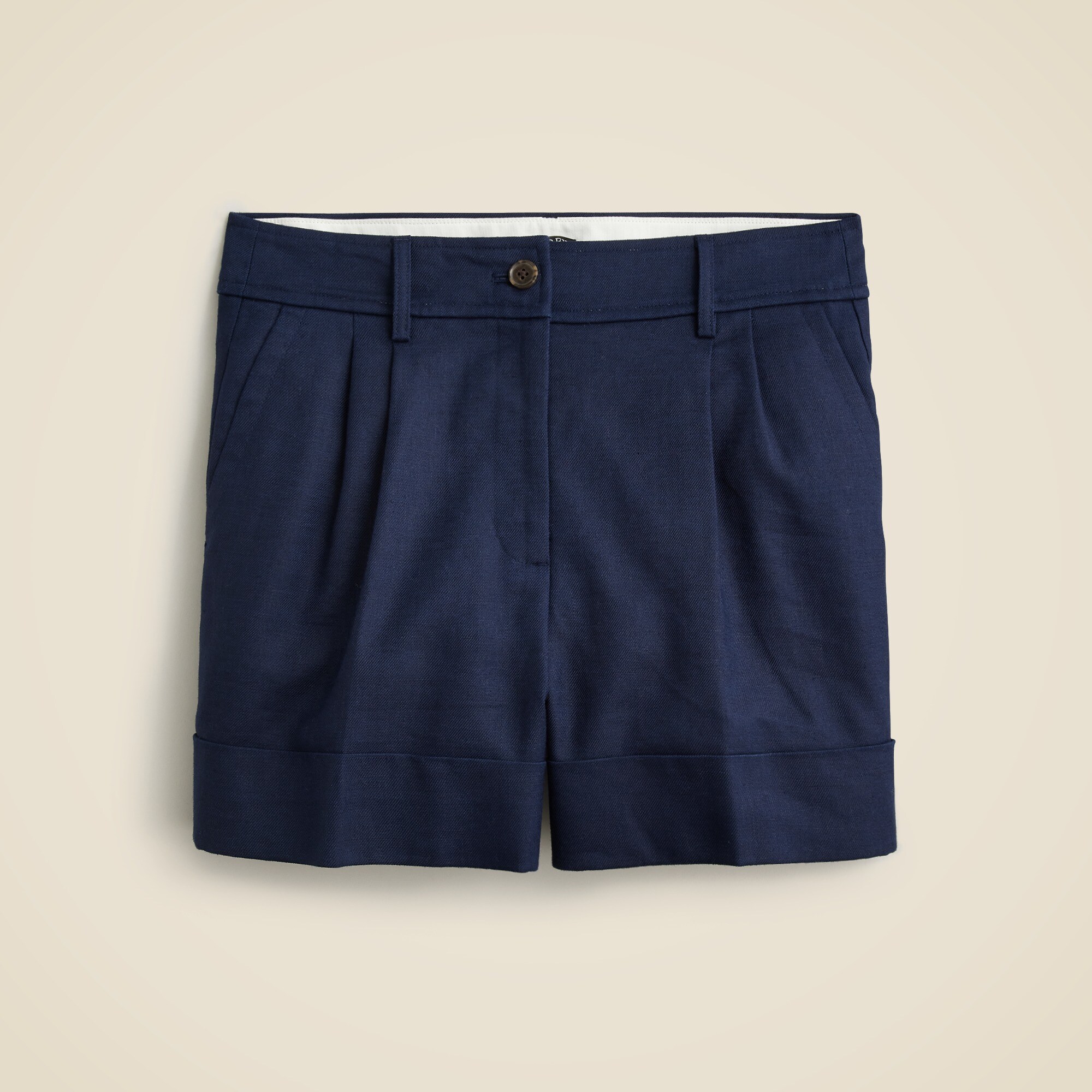  Remi short in stretch linen blend