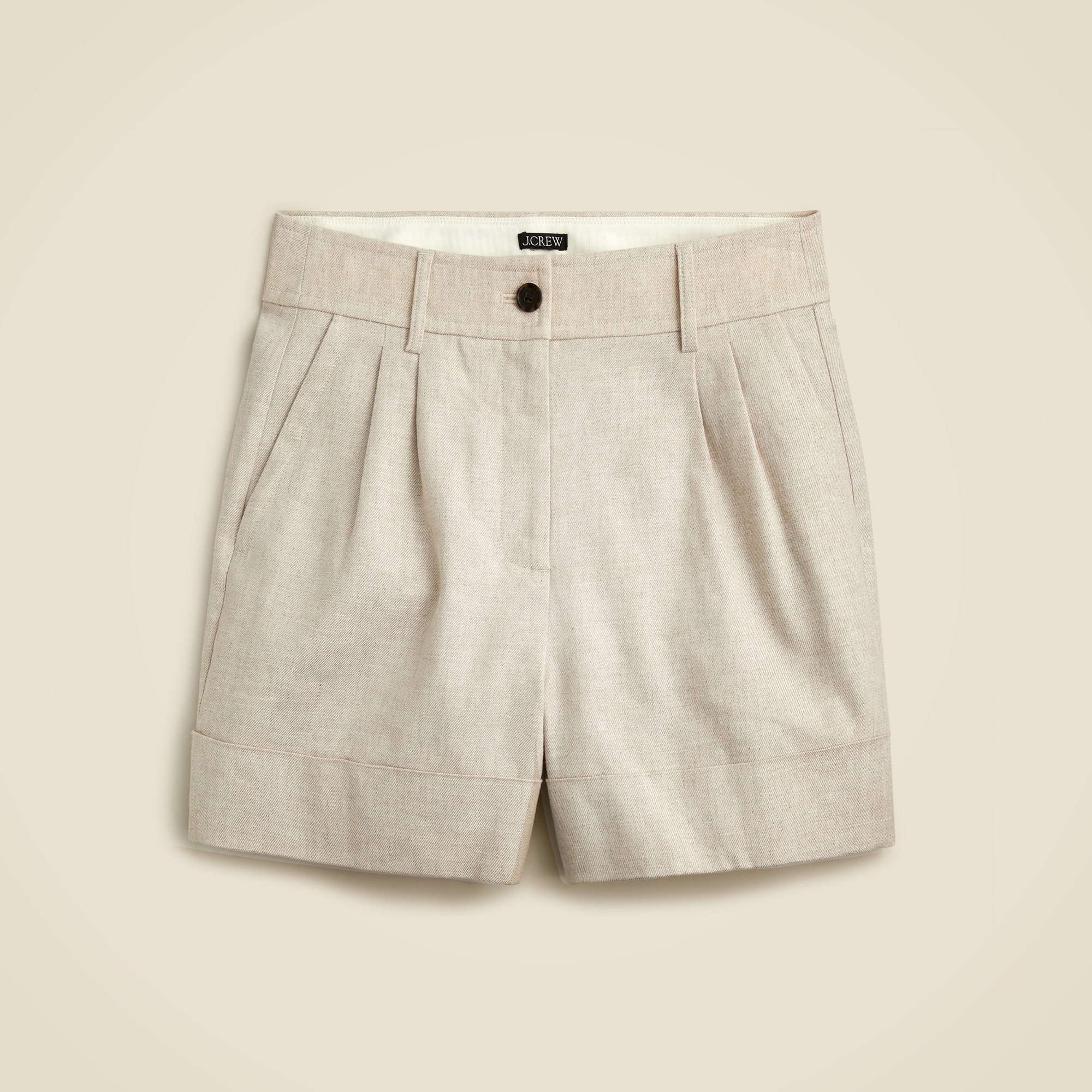  Remi short in stretch linen blend