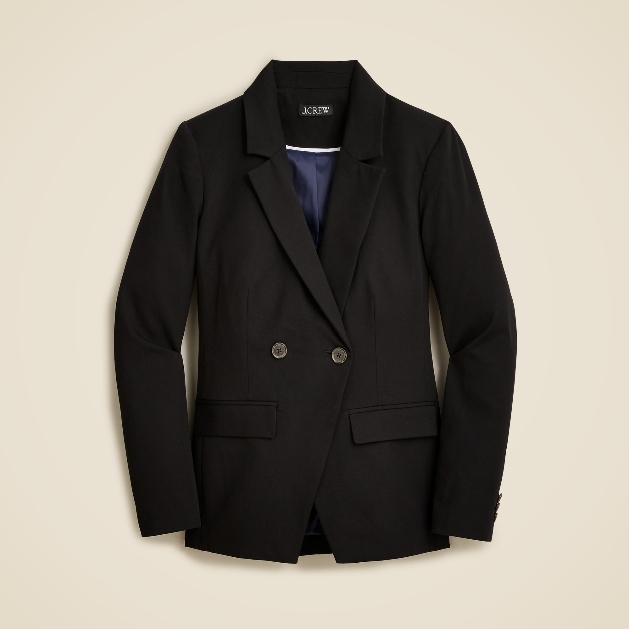  Devon blazer in bi-stretch cotton blend