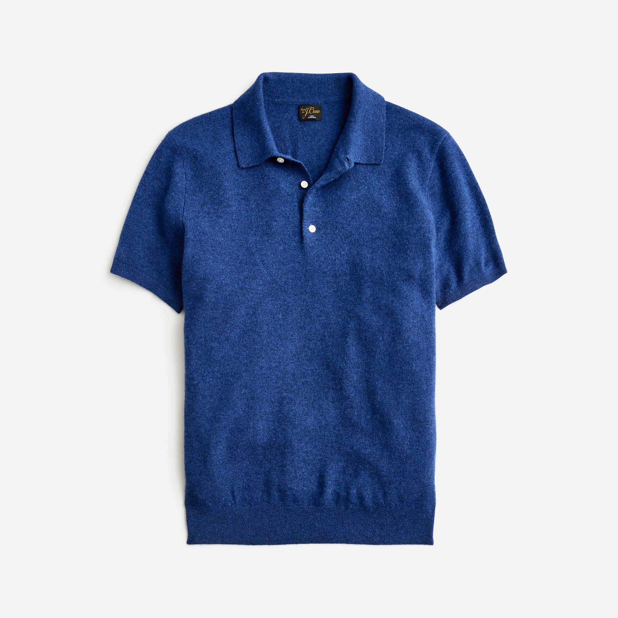 mens Cashmere short-sleeve sweater-polo