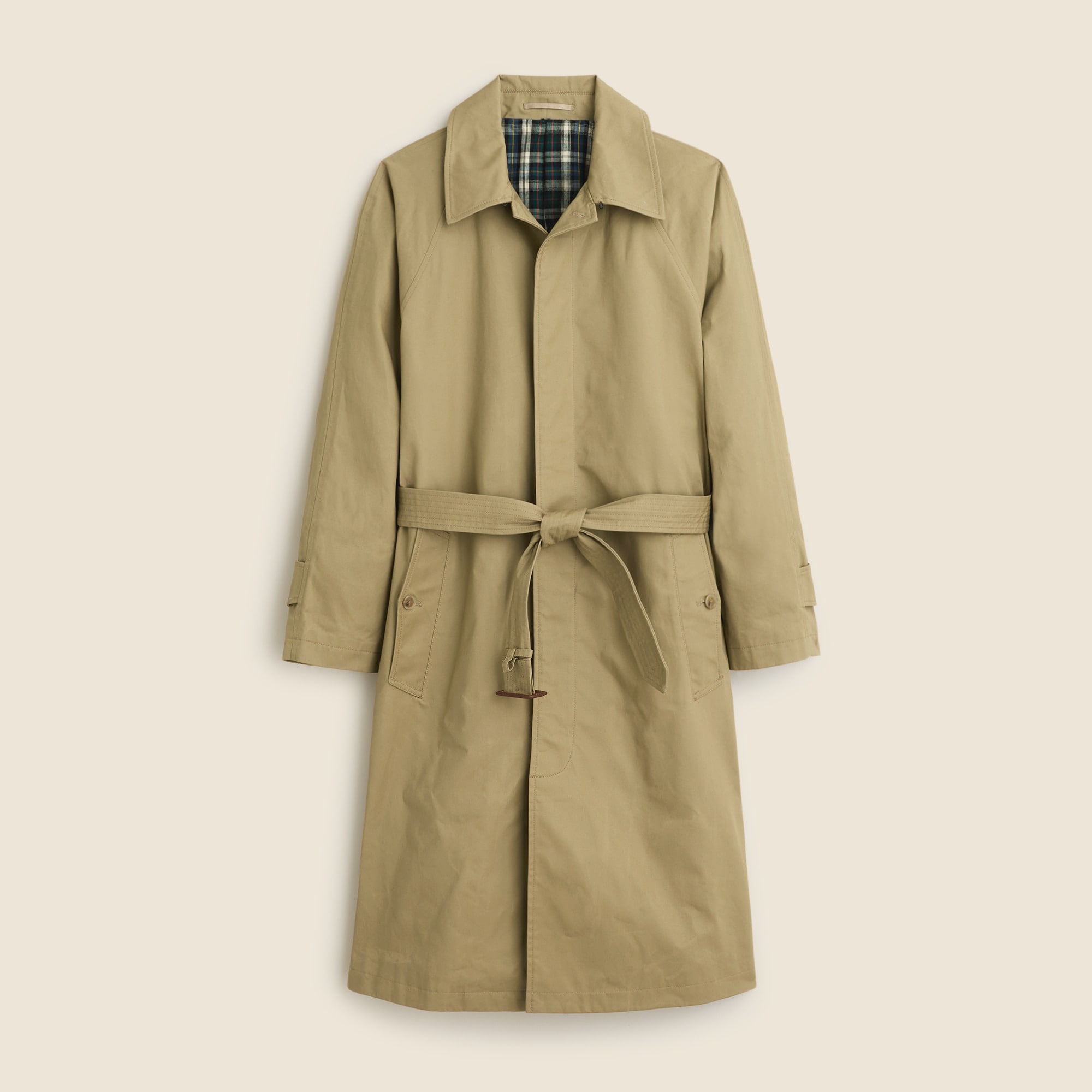 mens Ludlow trench coat in water-resistant cotton