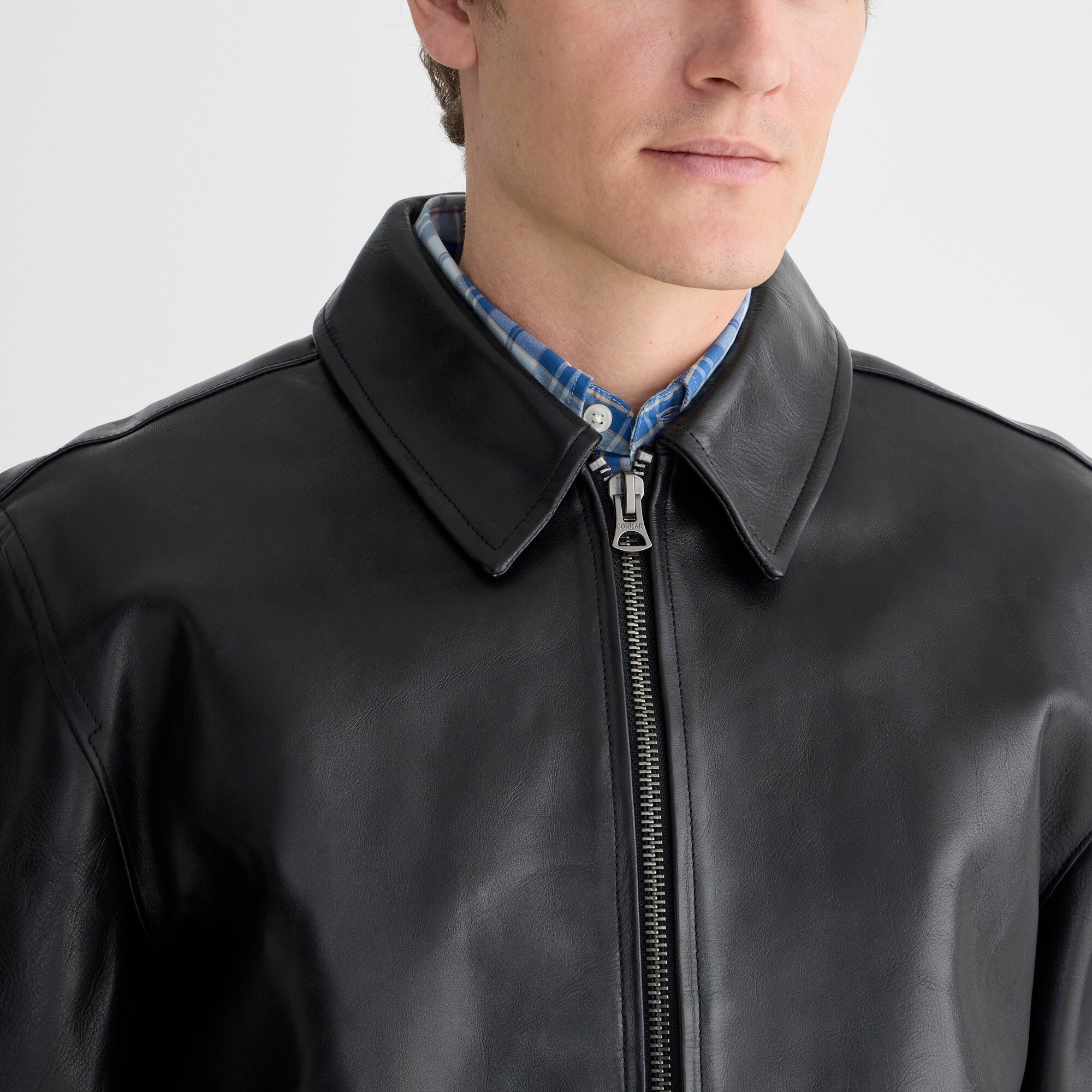 Limited-edition flight jacket in Italian leather