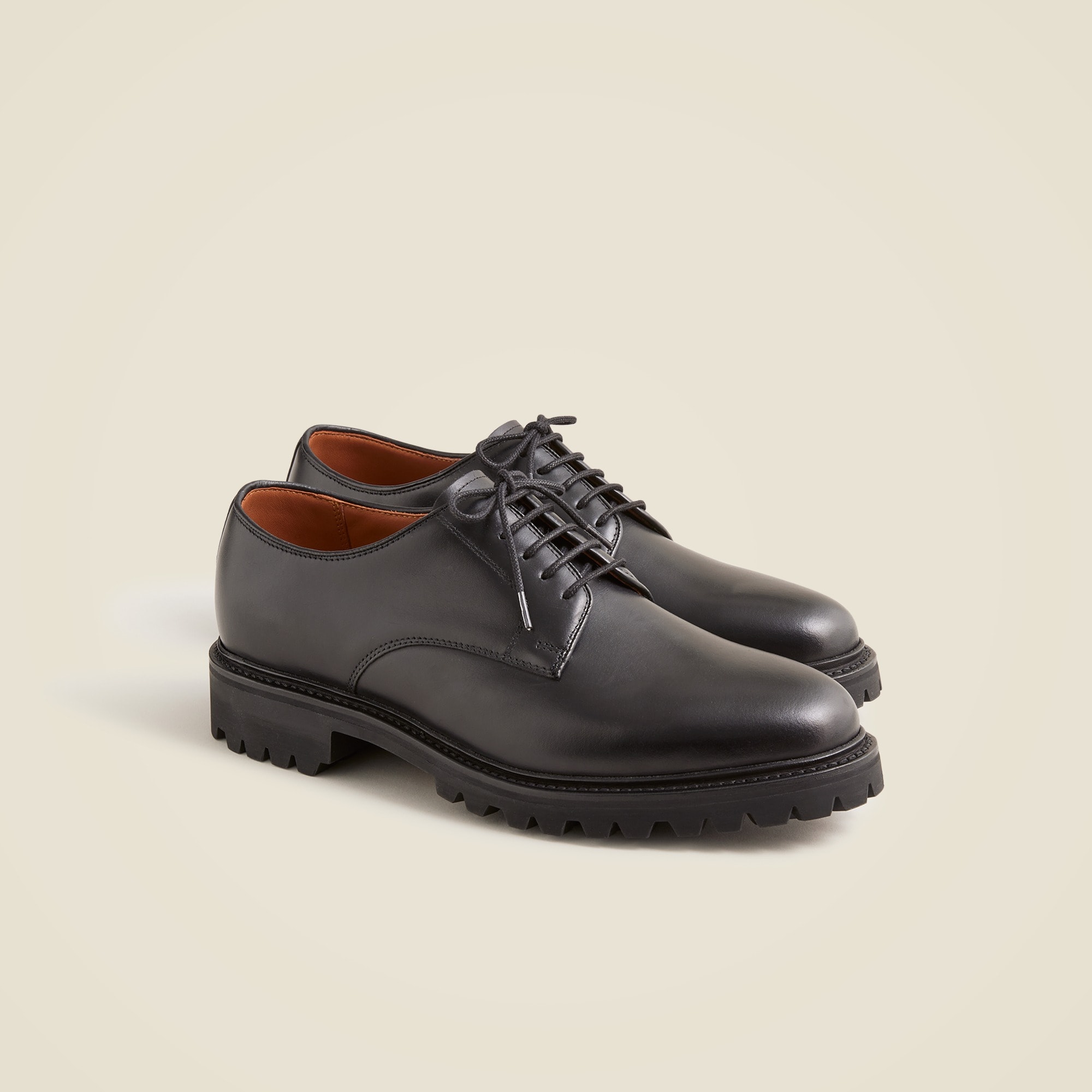 mens Heritage lug-sole leather bluchers