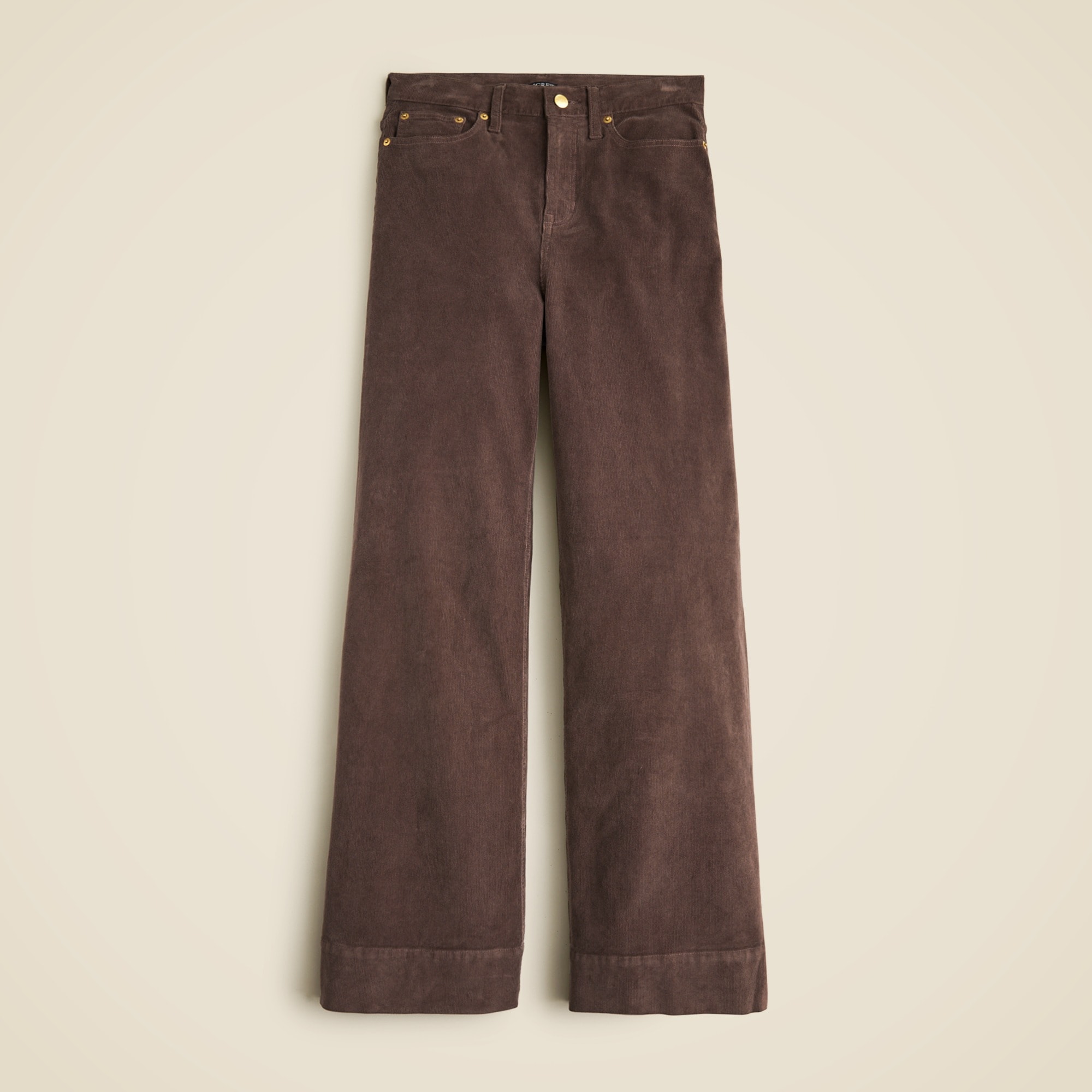  Wide-leg corduroy trouser