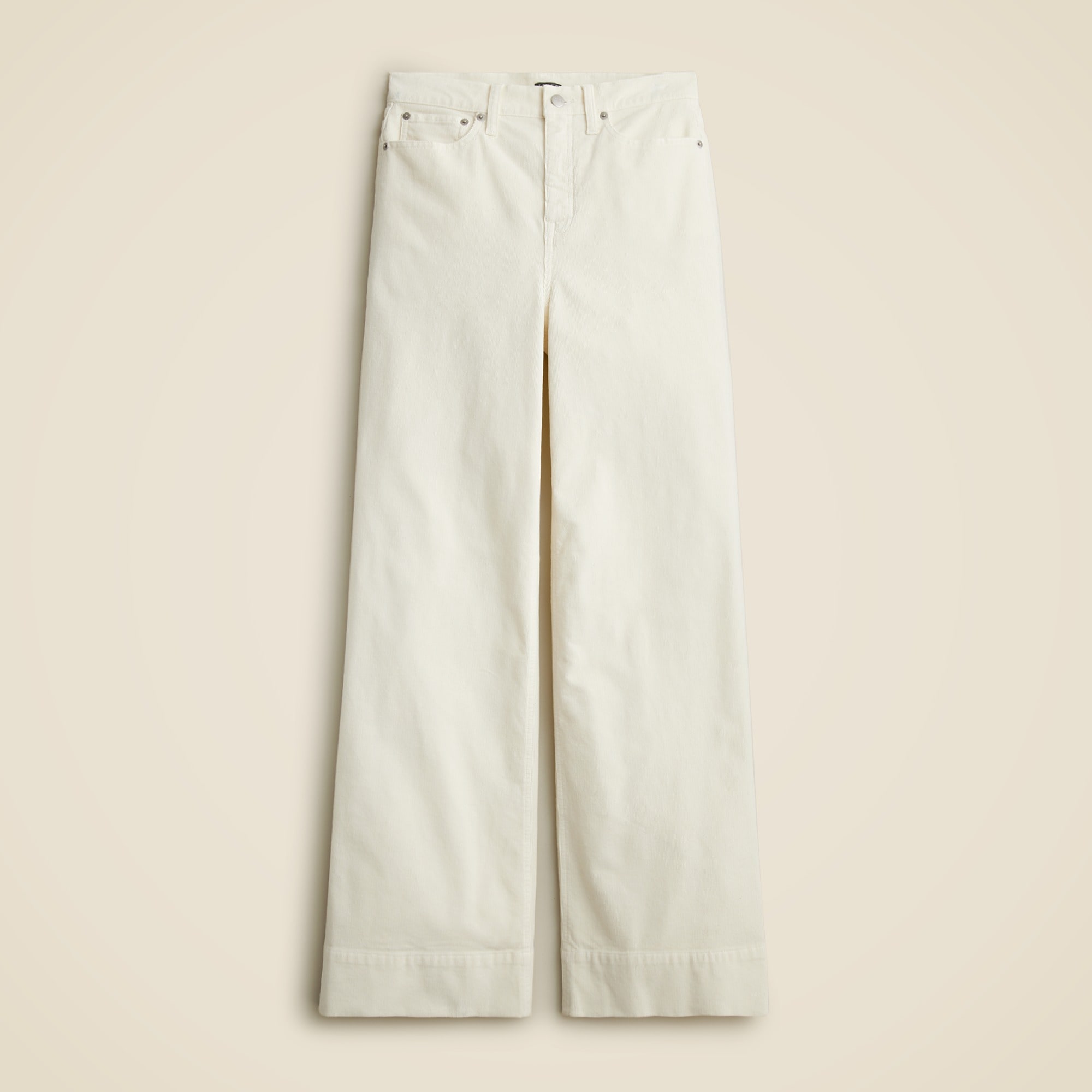  Petite wide-leg corduroy trouser