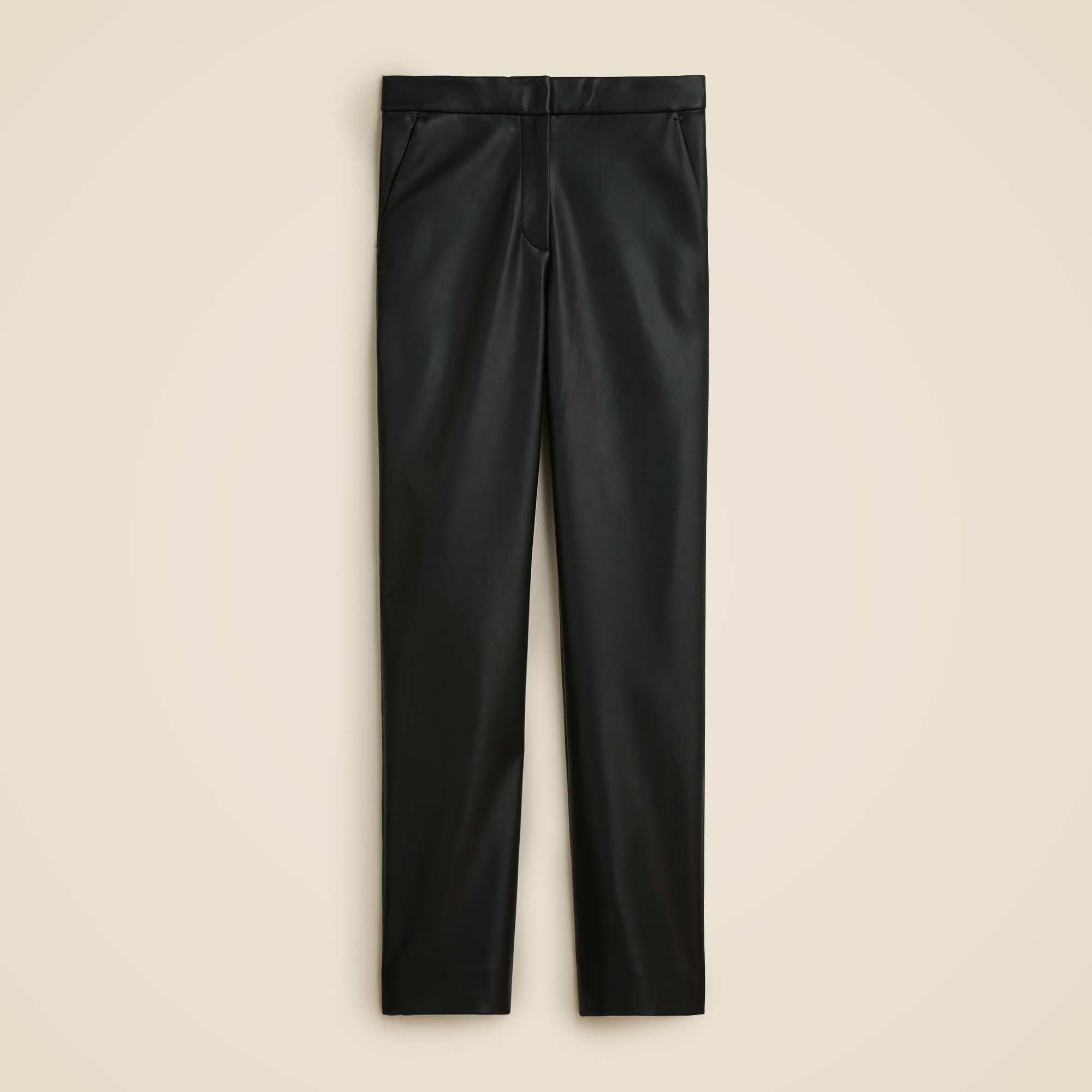 womens Kate straight-leg pant in faux leather