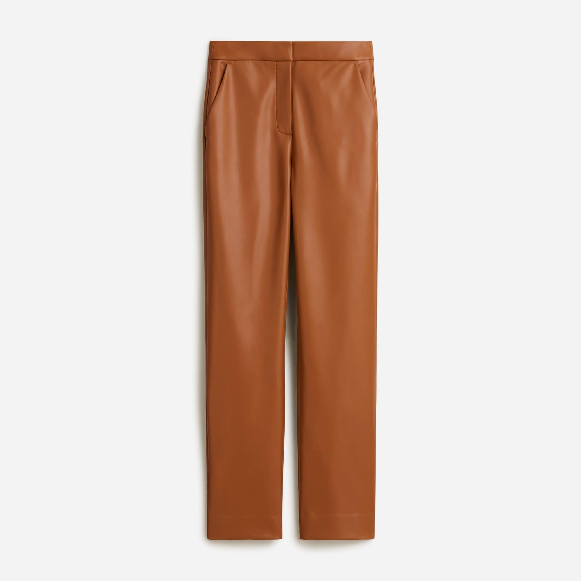 womens Kate straight-leg pant in faux leather