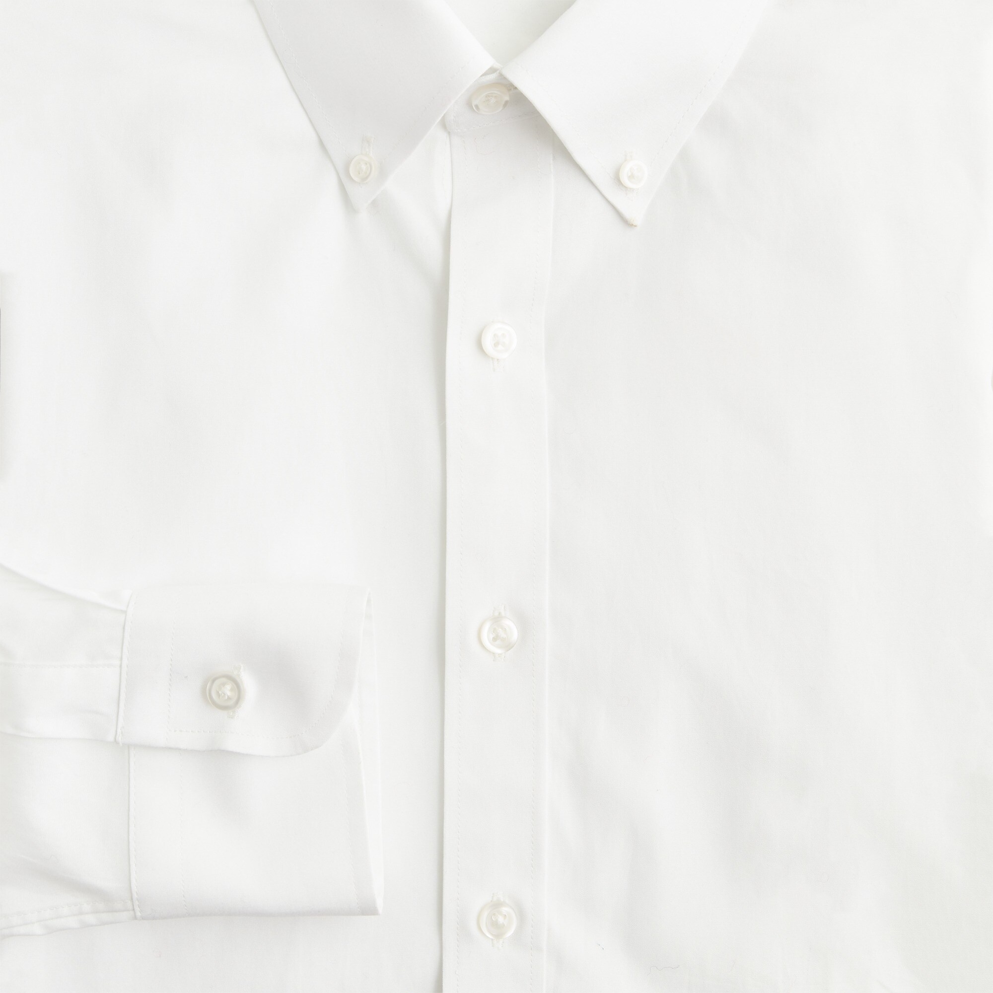 Ludlow Premium fine cotton dress shirt with button-down collar