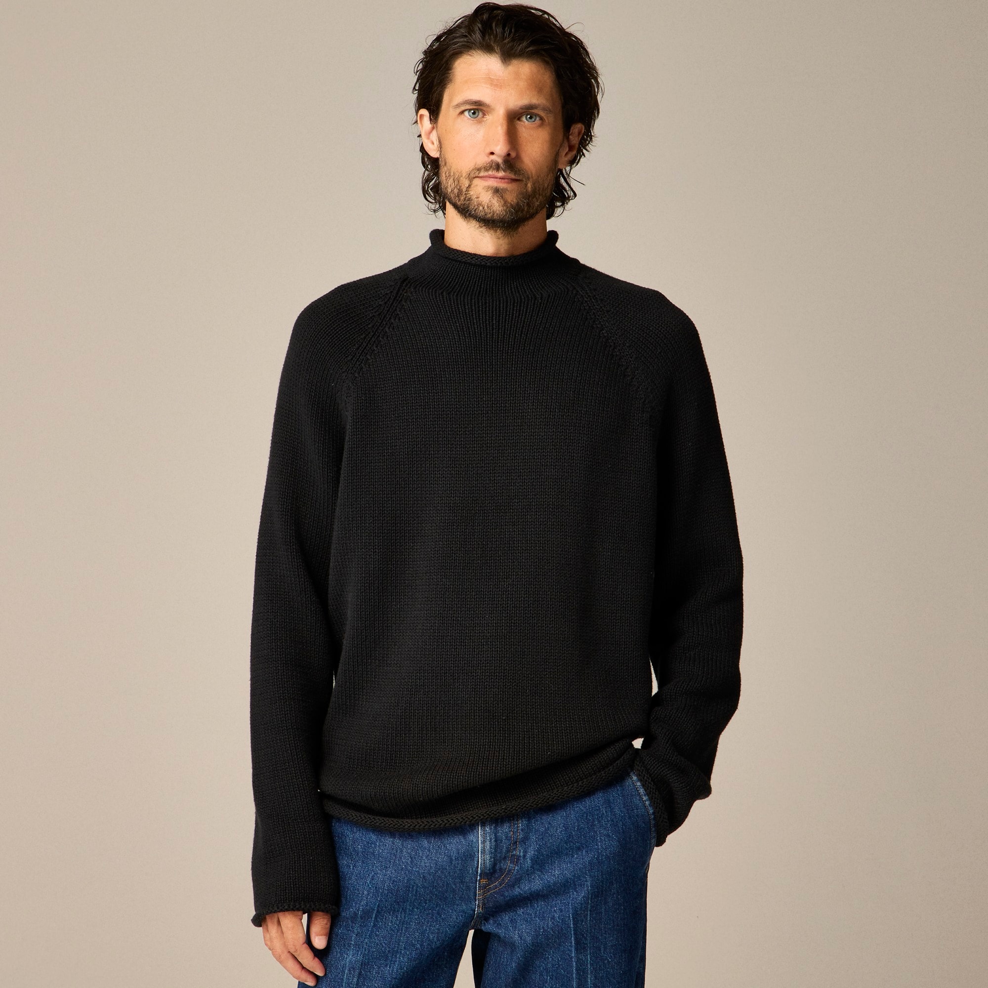 mens 1988 Rollneck&trade; sweater in cotton