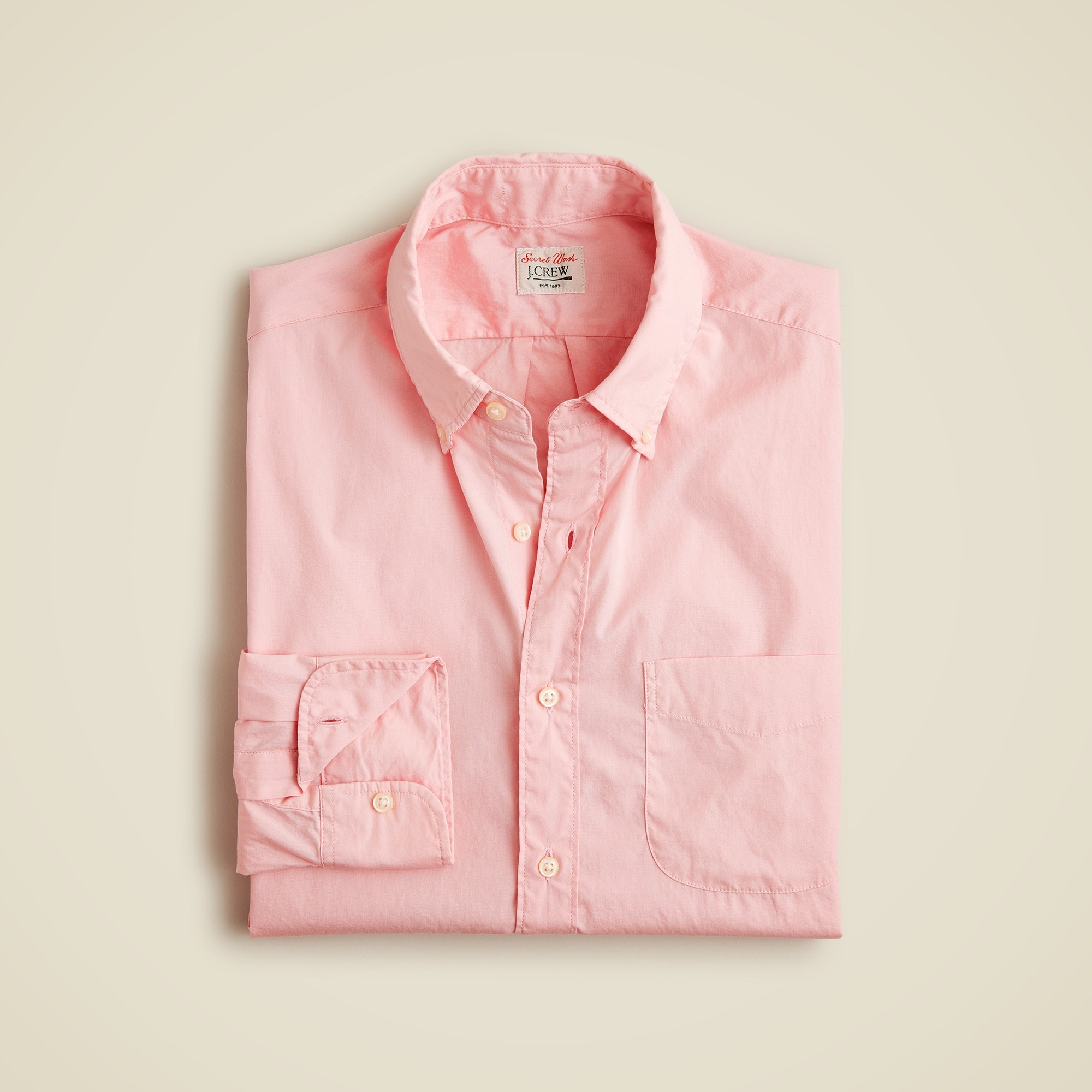  Secret Wash cotton poplin shirt