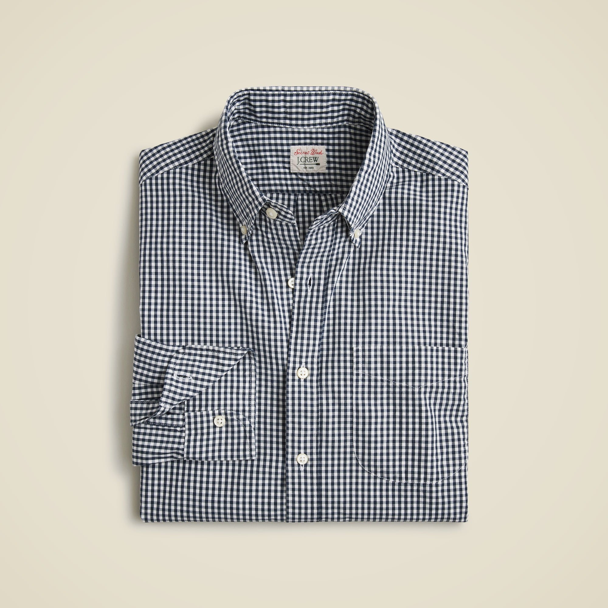  Secret Wash cotton poplin shirt