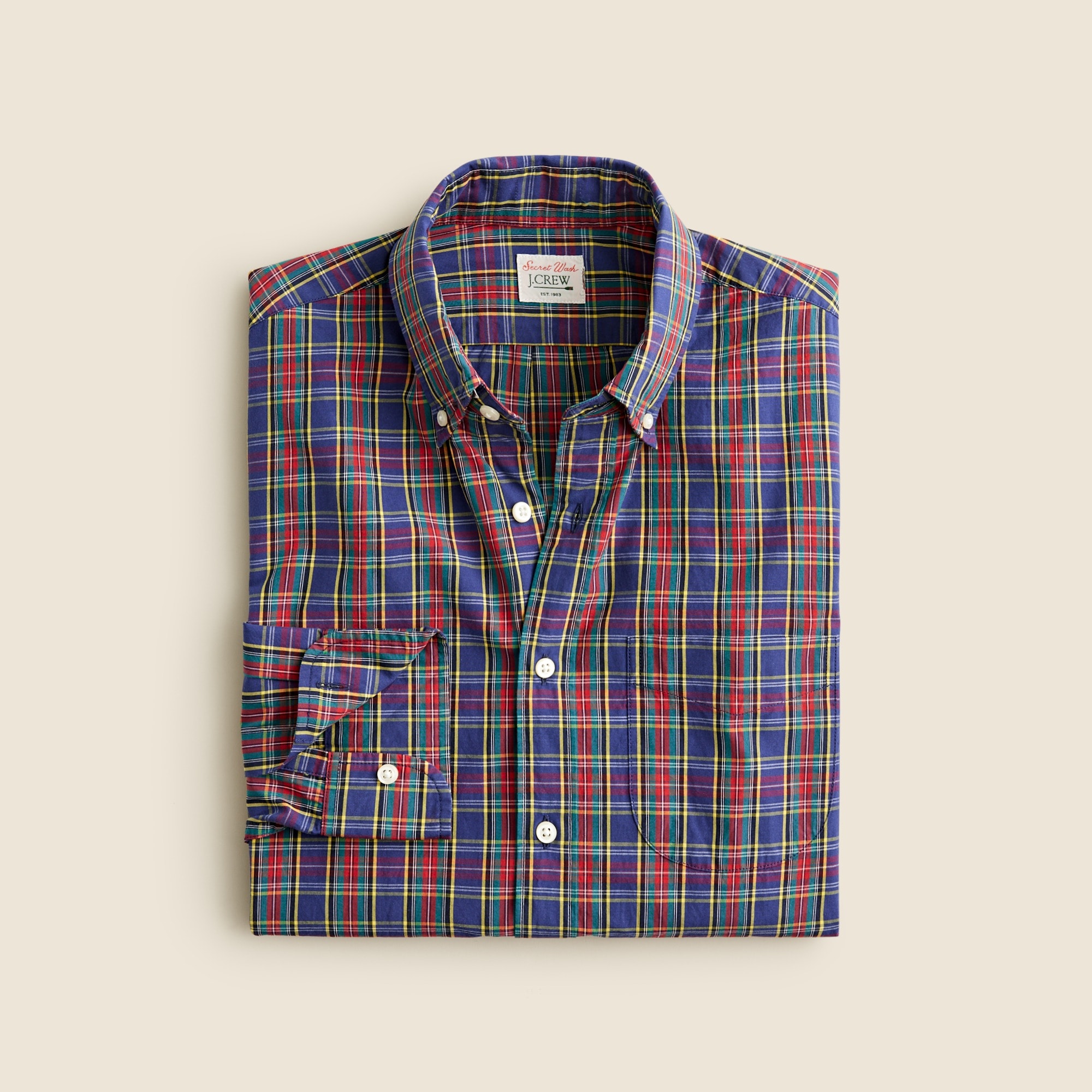  Secret Wash cotton poplin shirt