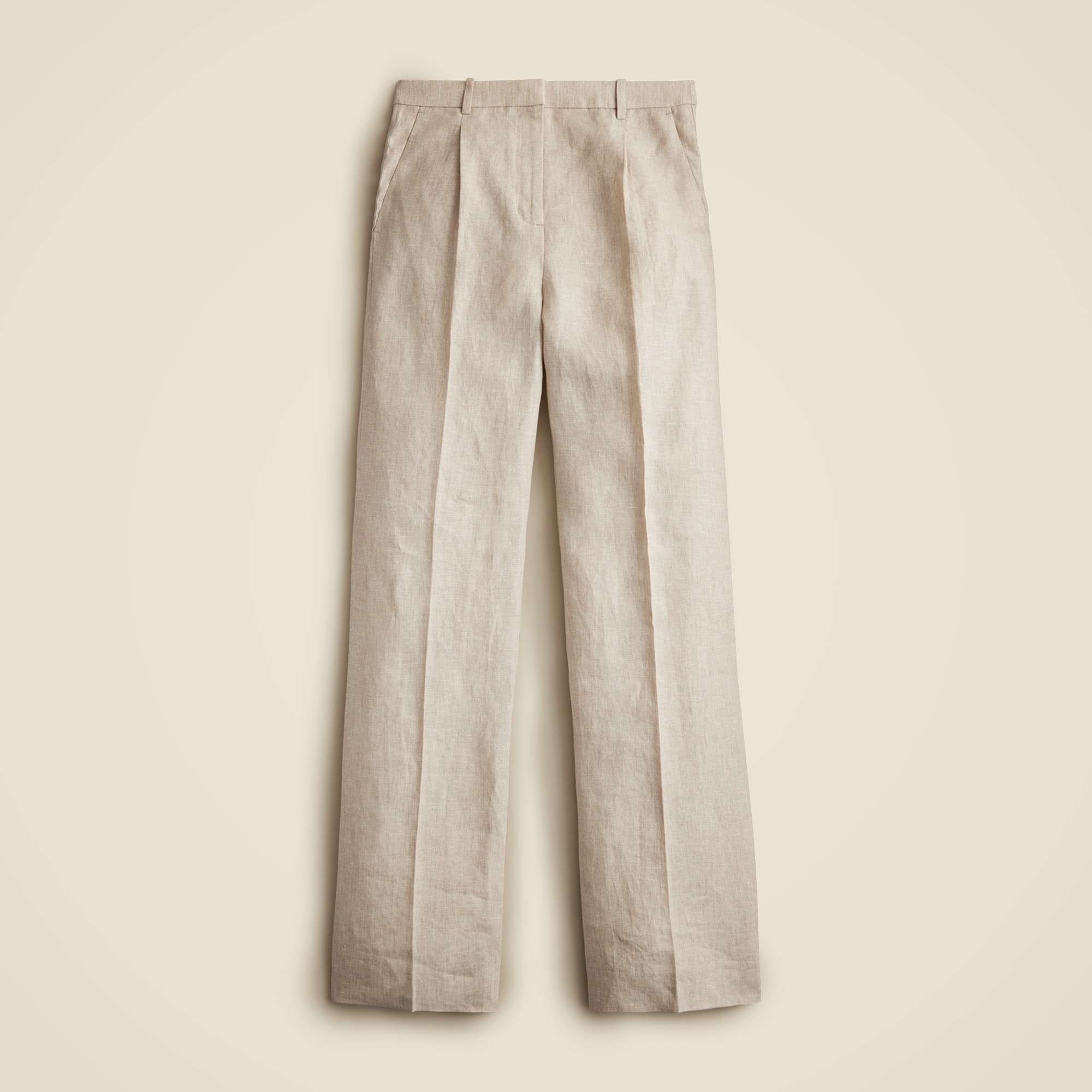 womens Wide-leg essential pant in linen