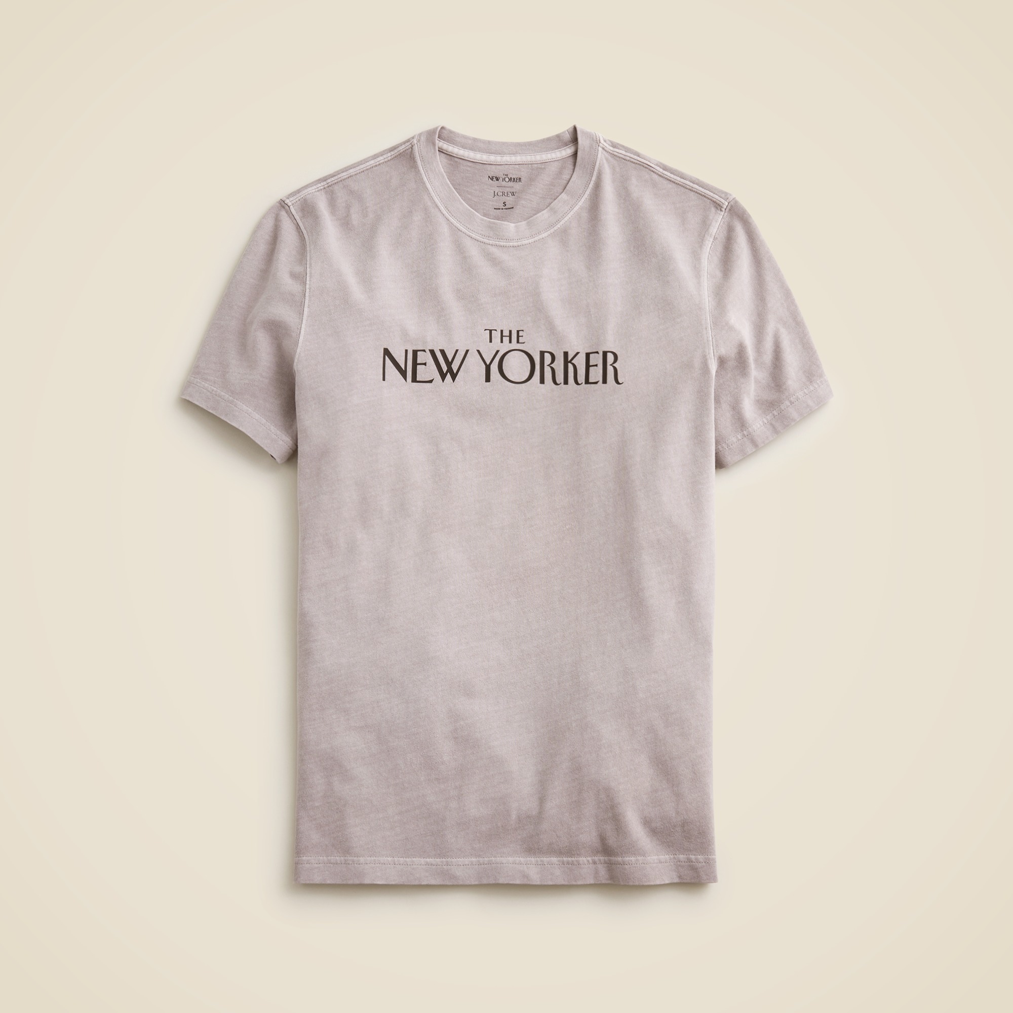 mens The New Yorker X J.Crew vintage-wash cotton graphic T-shirt