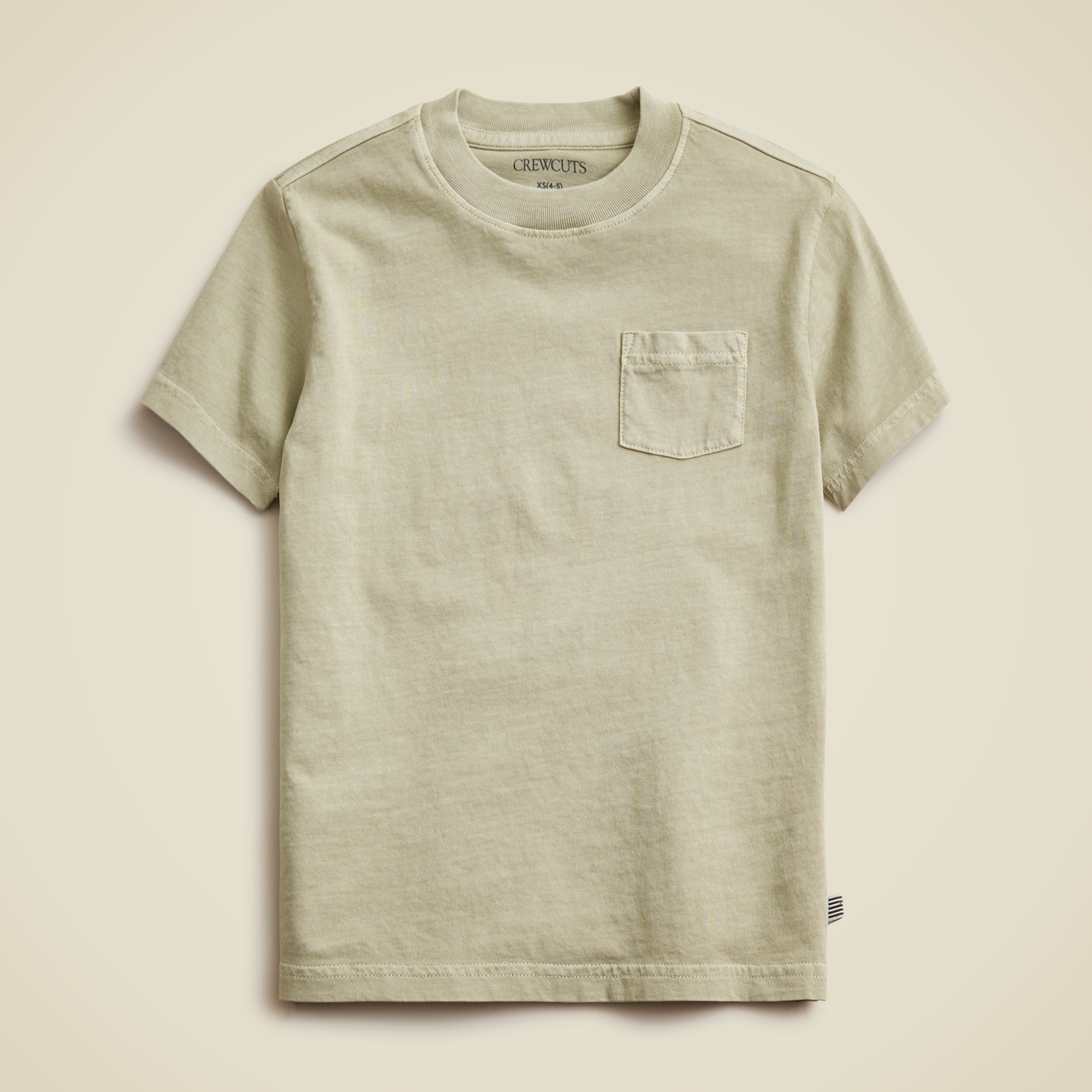 boys Kids' new garment-dyed pocket T-shirt