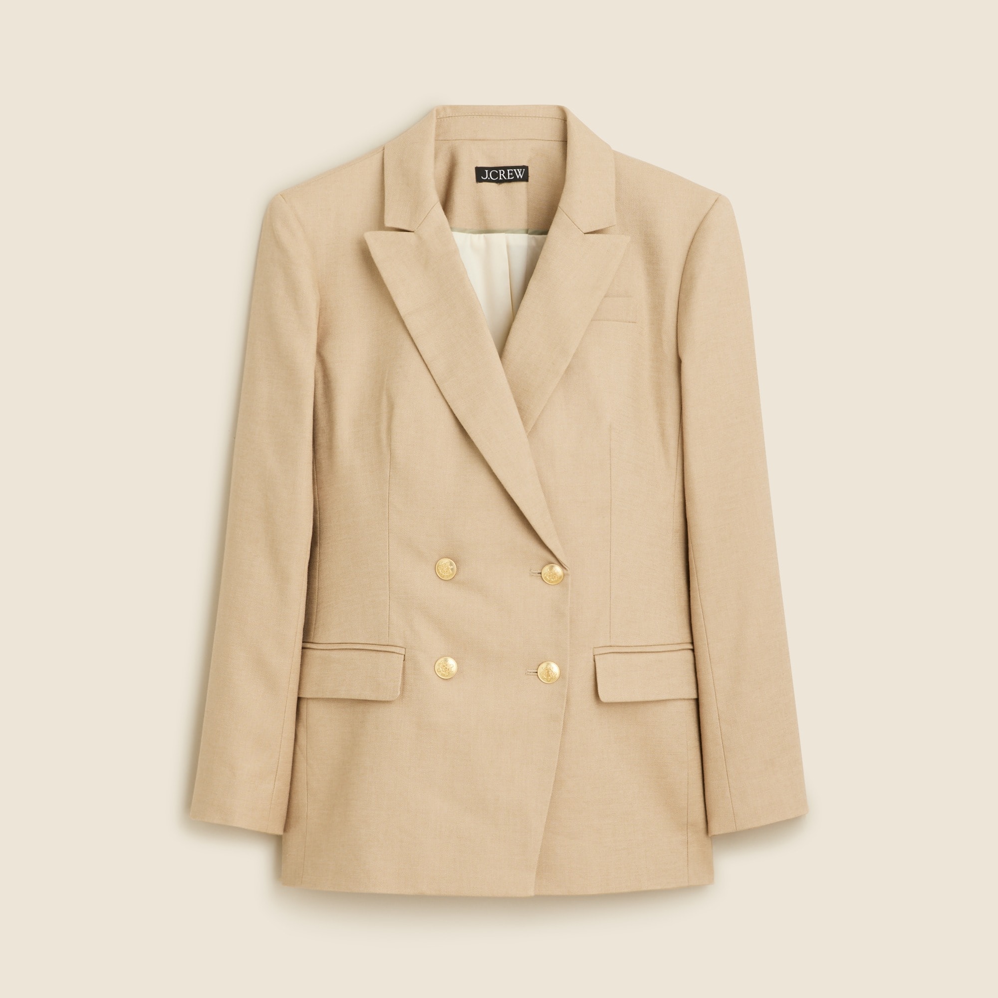  Tall Greta blazer in stretch linen blend