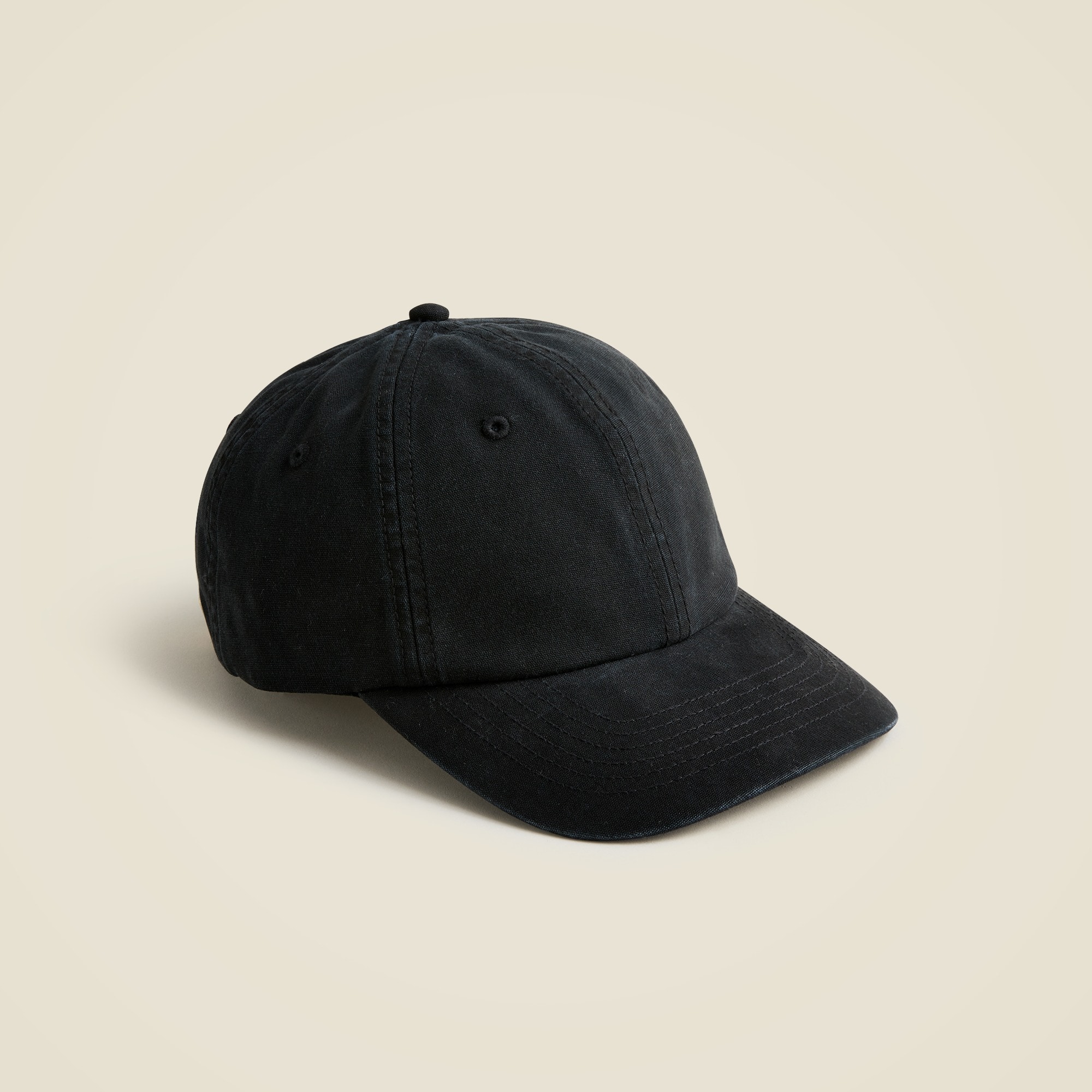 mens Washed canvas baseball cap