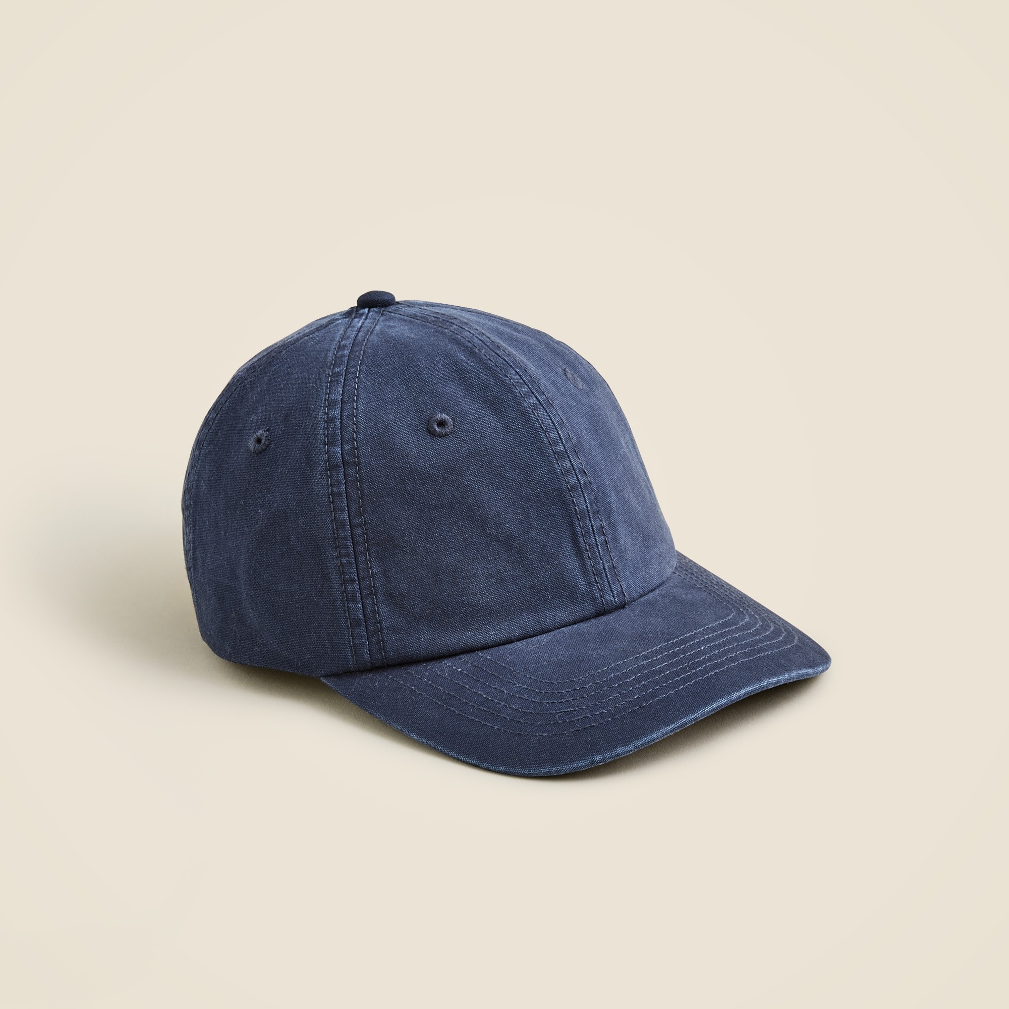 mens Washed canvas baseball cap