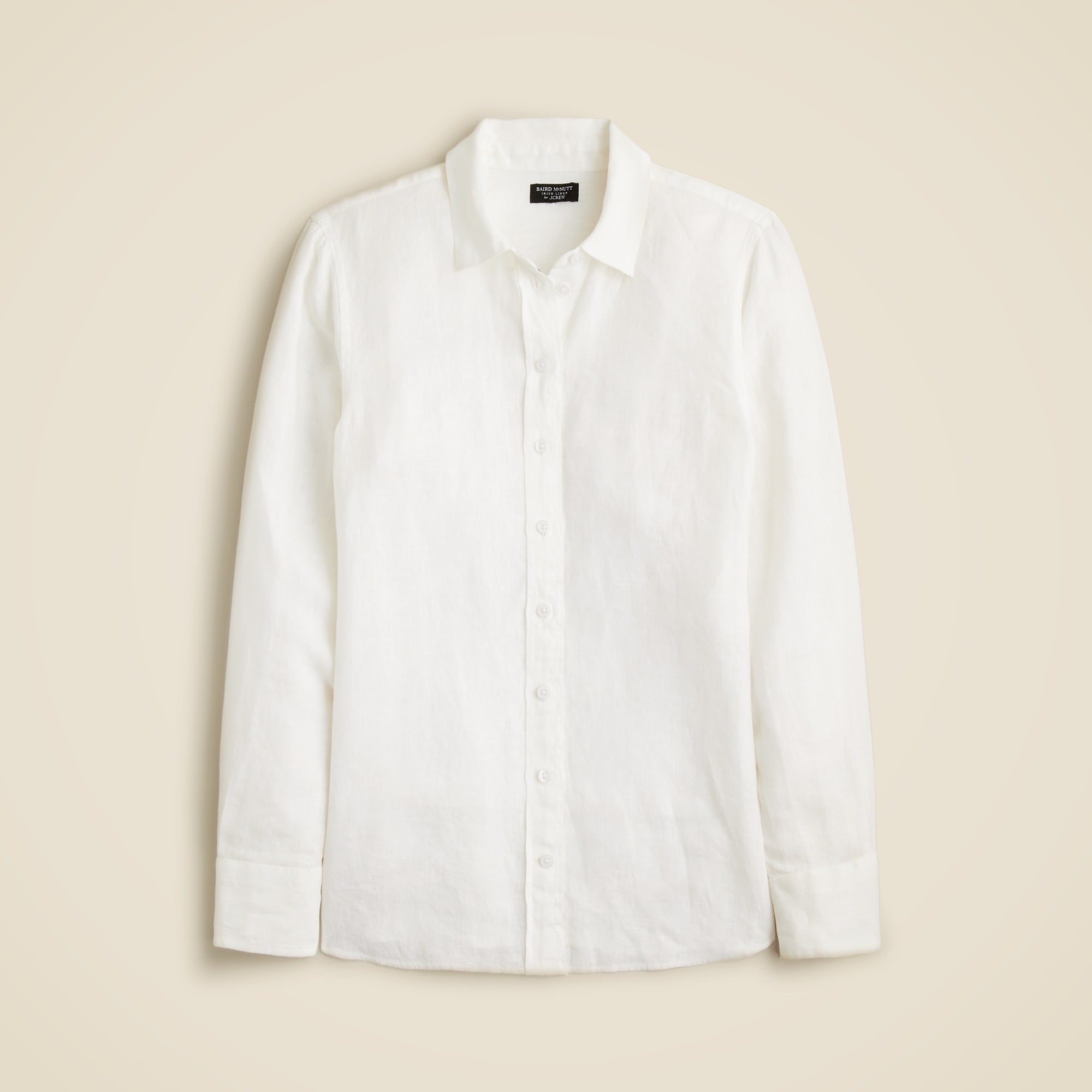 Wren slim shirt in Baird McNutt Irish linen