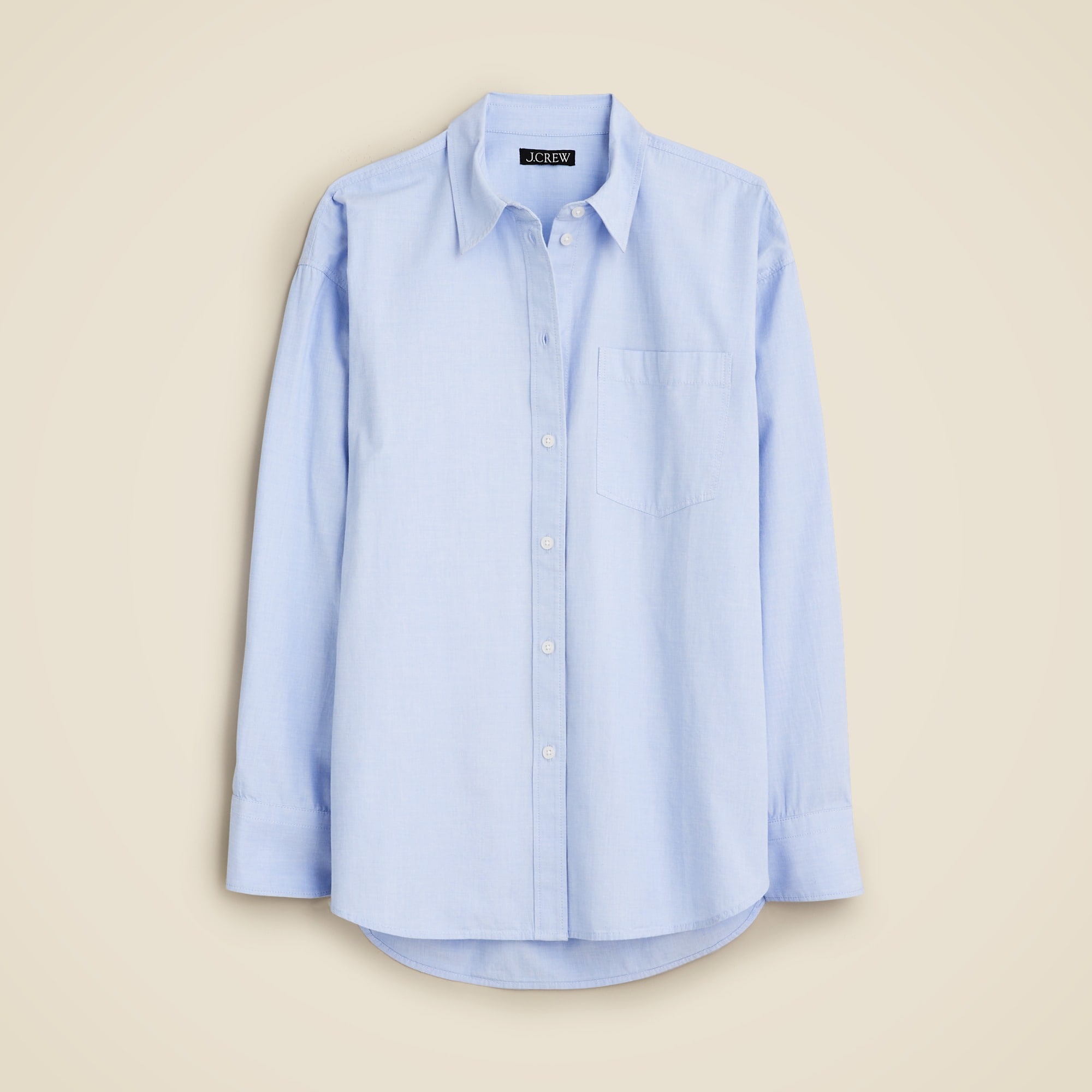 womens &Eacute;tienne oversized shirt in lightweight oxford